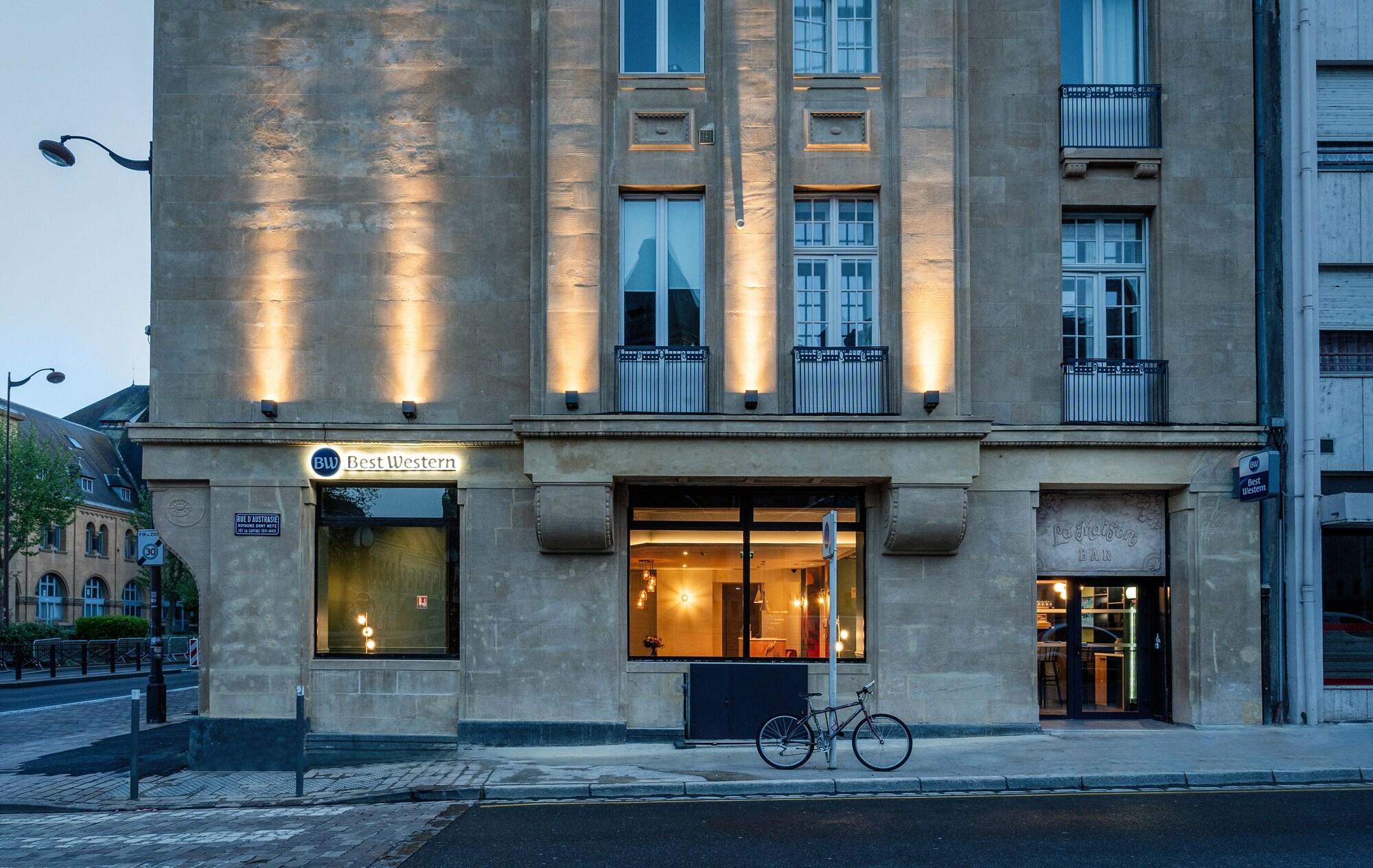 Vista Exterior Best Western Metz Centre Gare