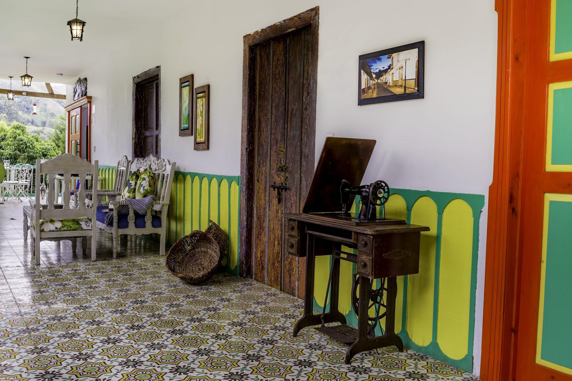 Vista Lobby Hotel Mirador de Boquia Salento