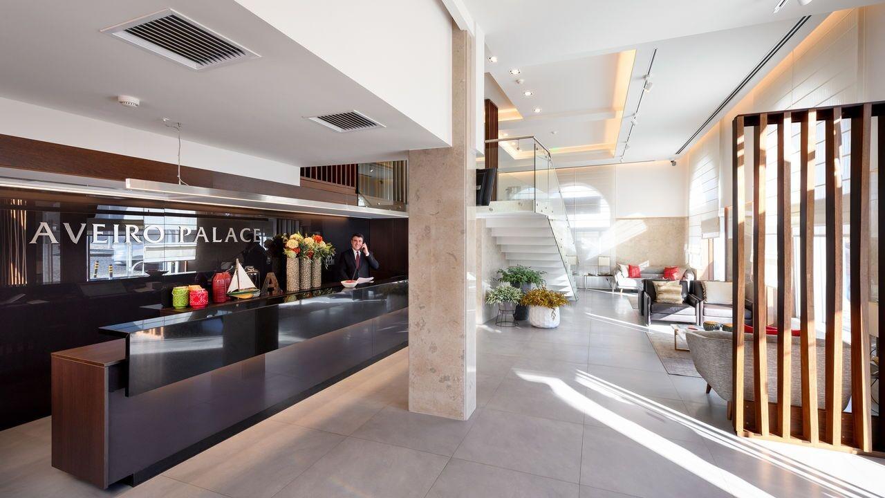 Vista Lobby TURIM Aveiro Palace Hotel