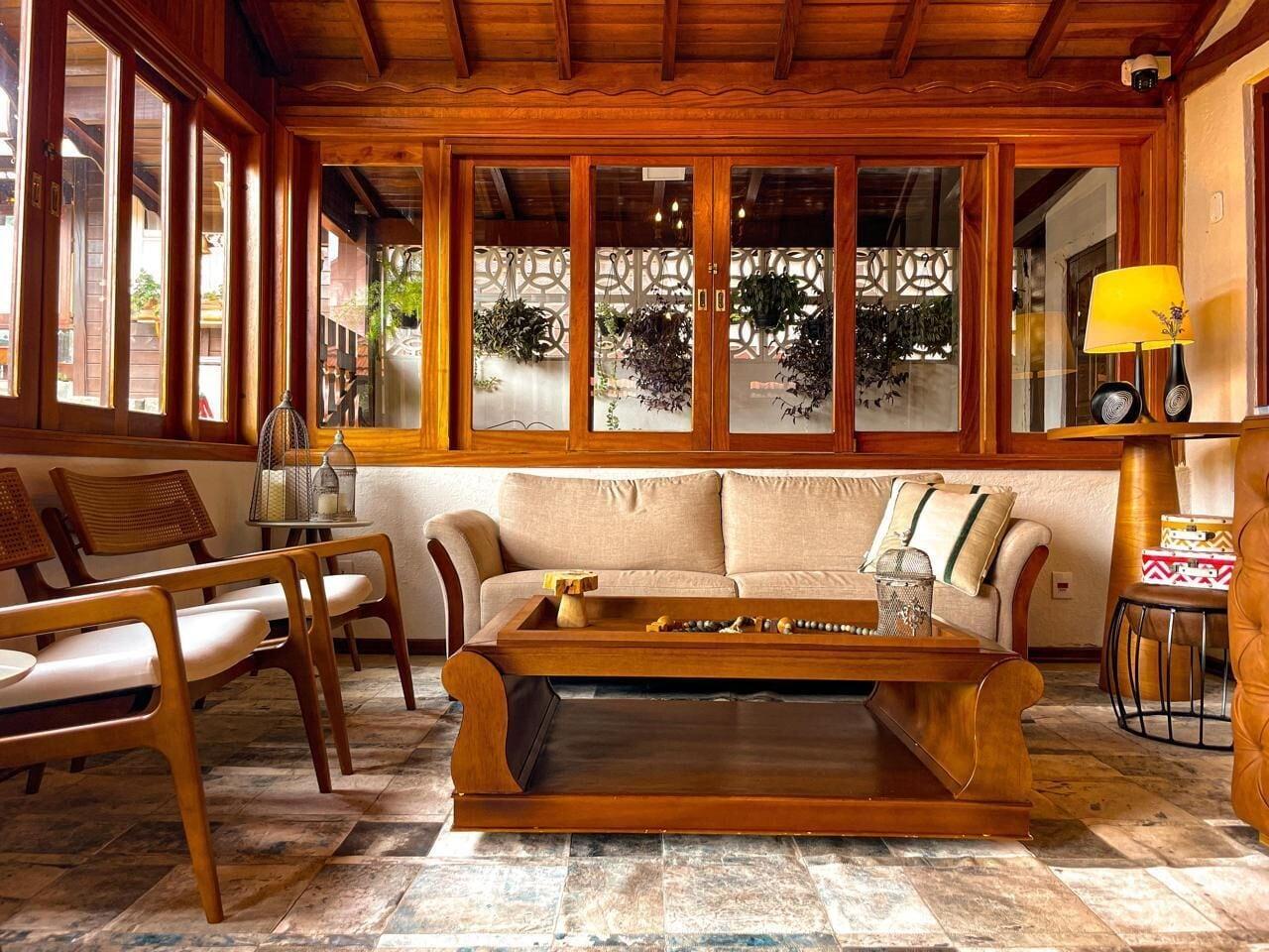 Vista Lobby Pousada La Bella Monte Verde