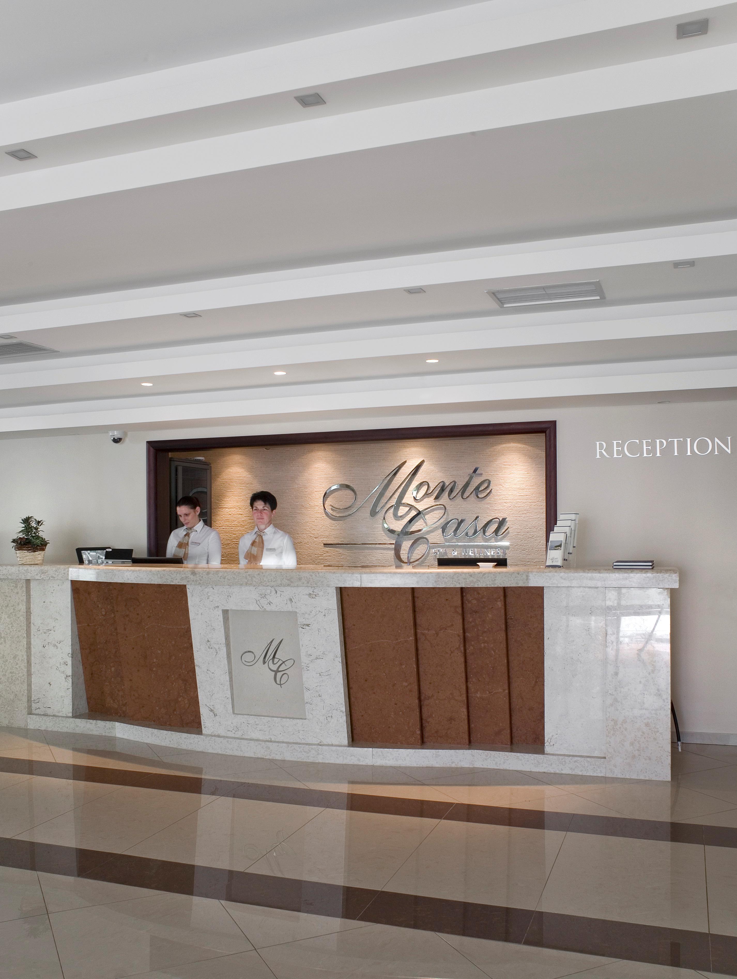 Vista Lobby Monte Casa Spa&Wellness de Luxe