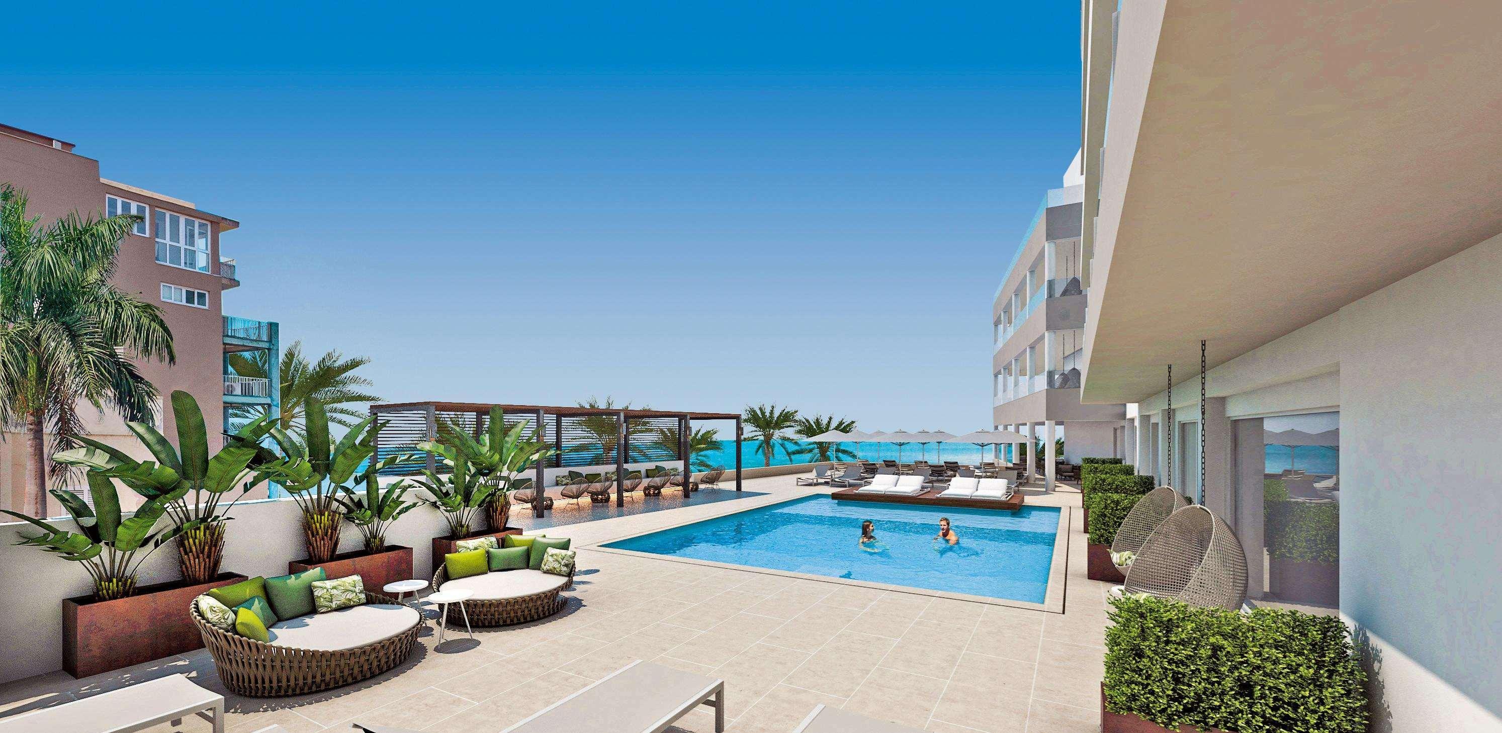 Vista Piscina allsun Hotel Marena Beach