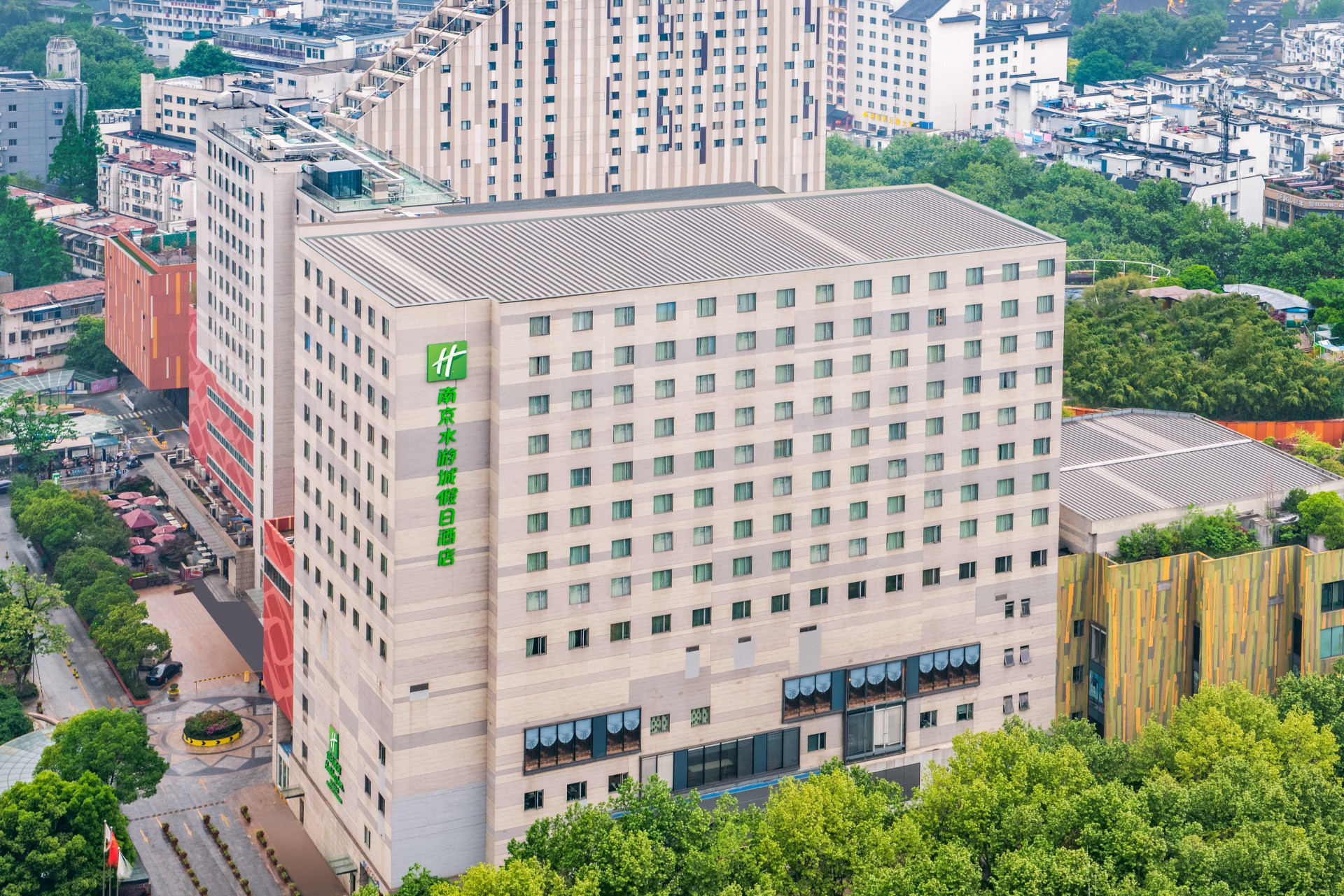 Vista Exterior Holiday Inn Nanjing Aqua City by IHG
