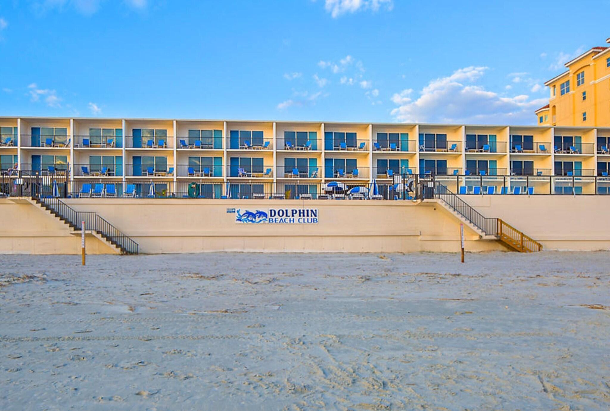 Vista Exterior Dolphin Beach Club