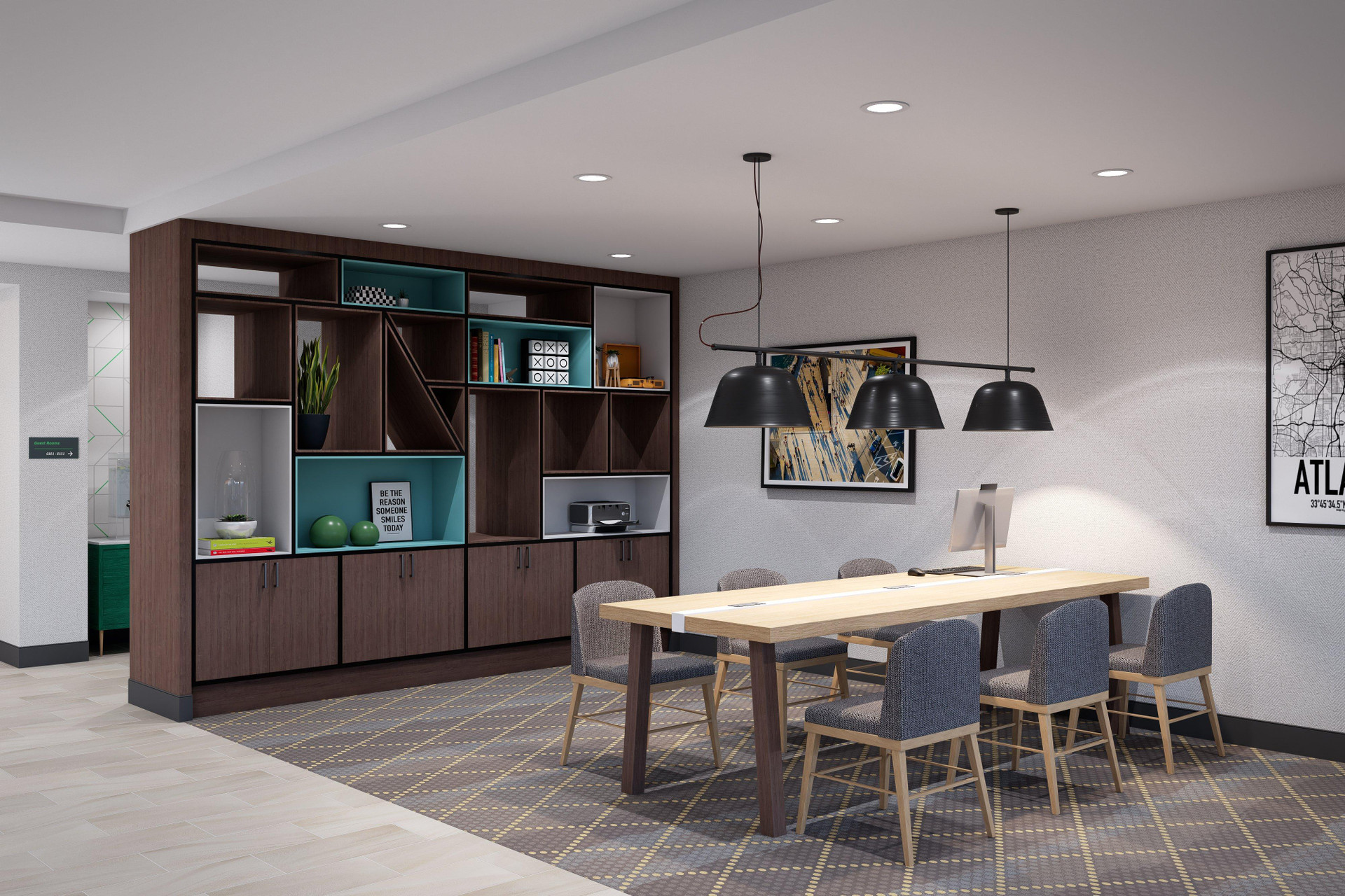 Vista Lobby Holiday Inn Chicago Tinley Park by IHG