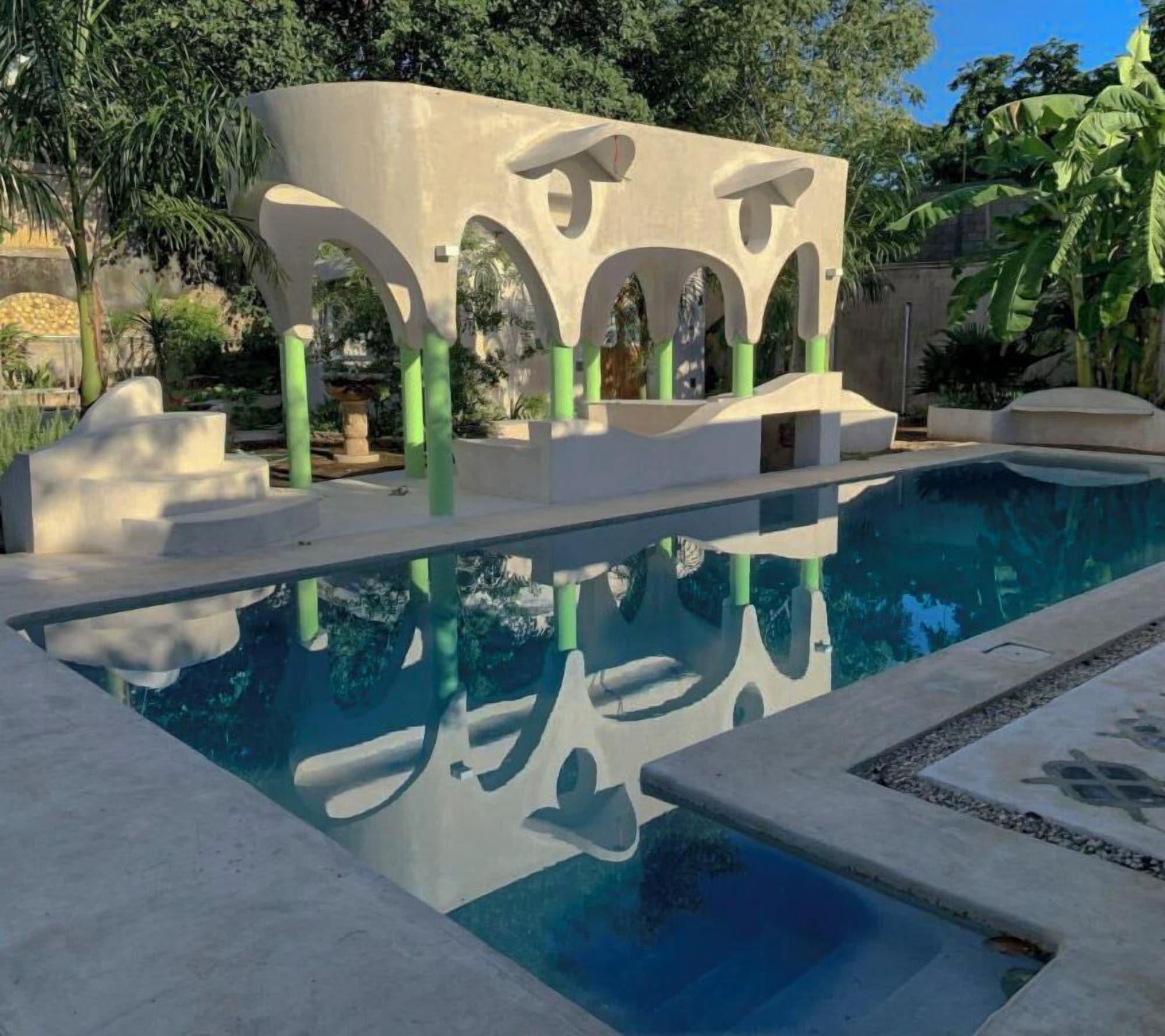 Vista Piscina Hotelito Calle Ouvert