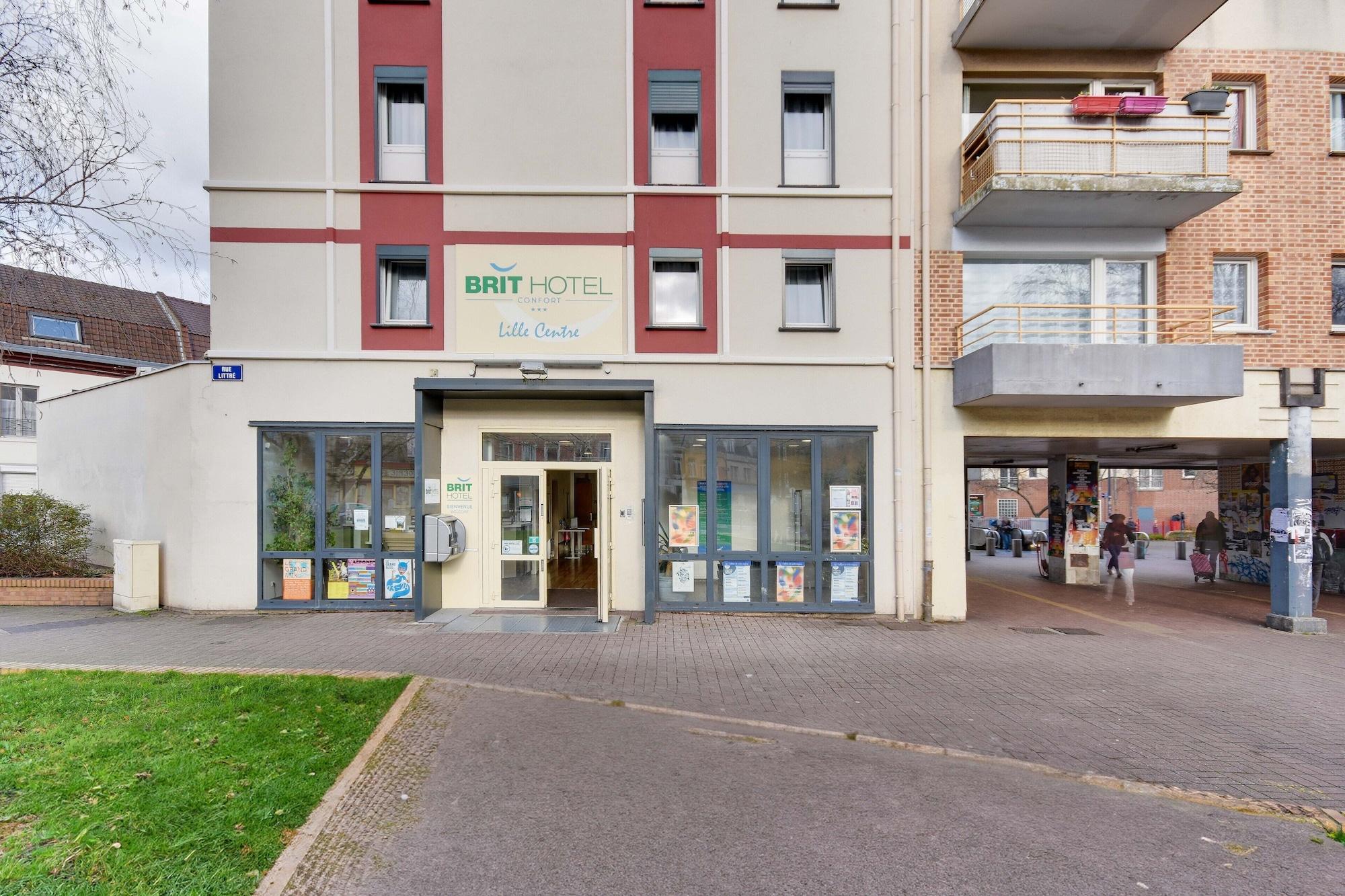 Vista Exterior Brit Hotel Lille Centre