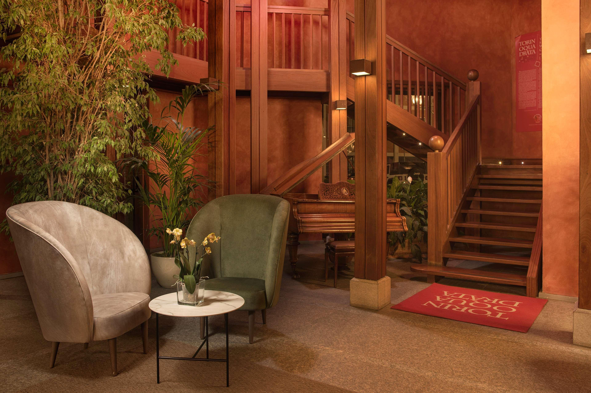 Vista Lobby NH Collection Torino Santo Stefano