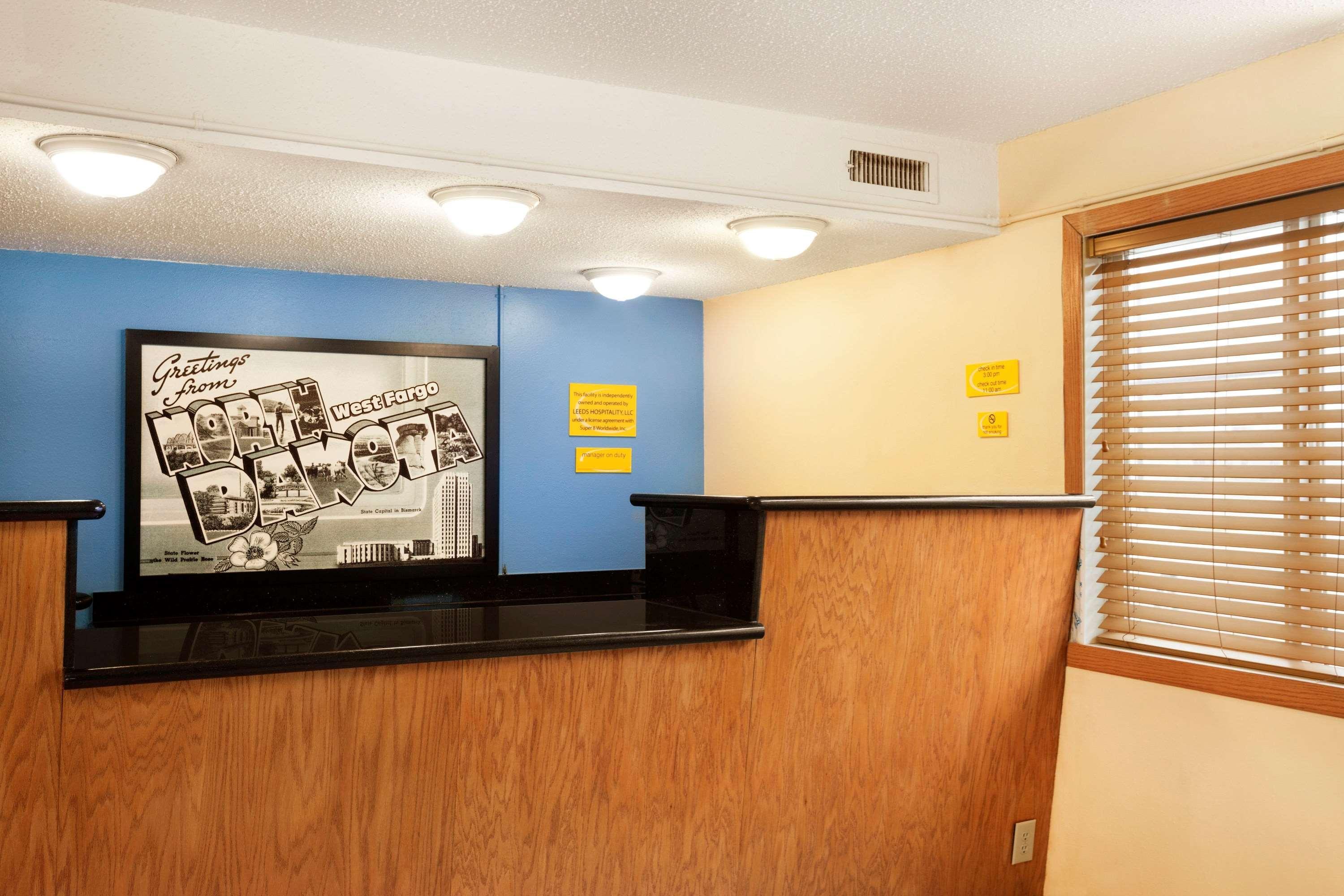 Vista Lobby Super 8 by Wyndham West Fargo Main Ave ND