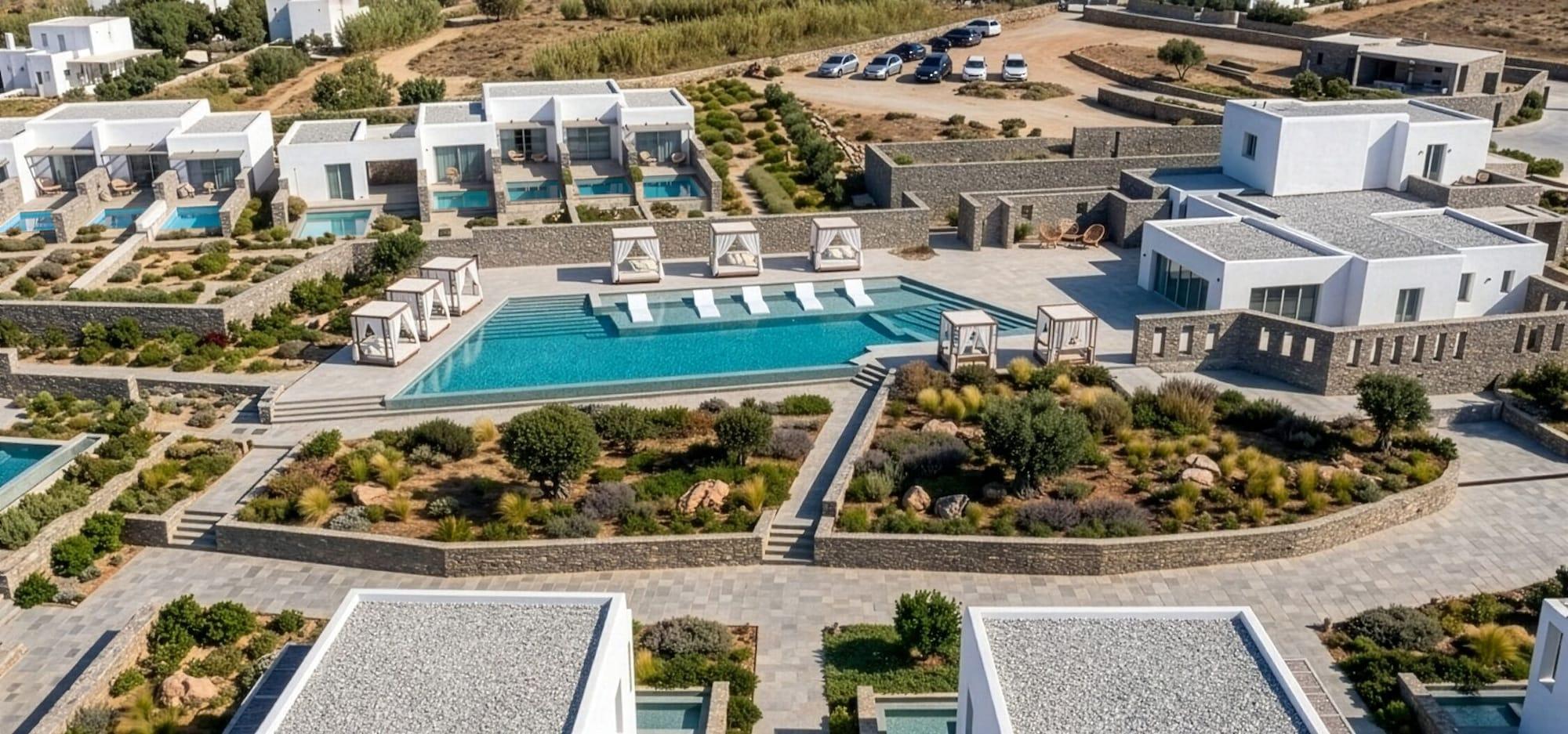 Vista Exterior Oroséa Paros