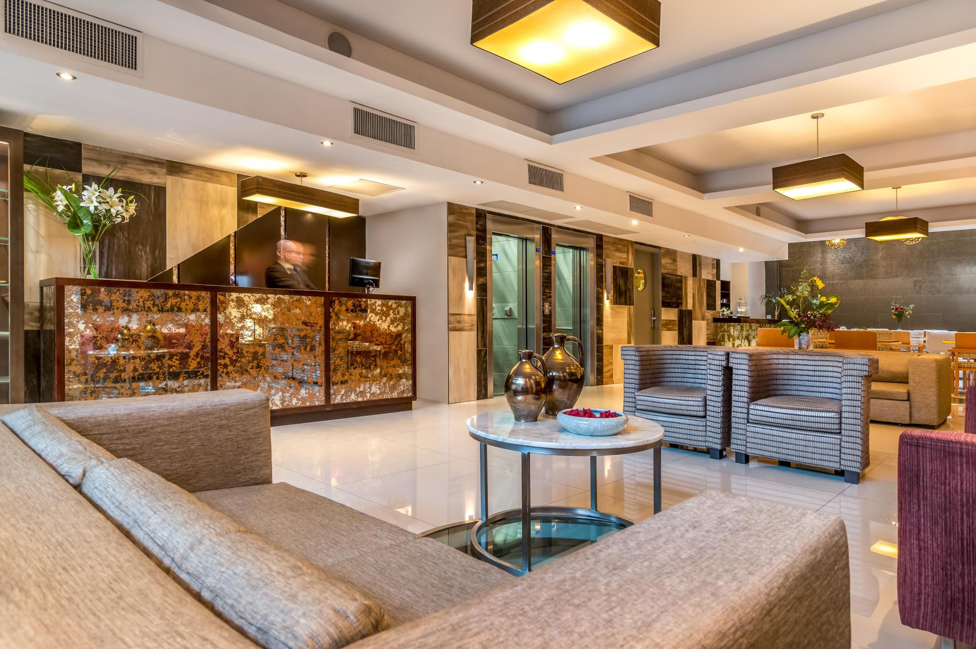 Vista Lobby Sileo Hotel