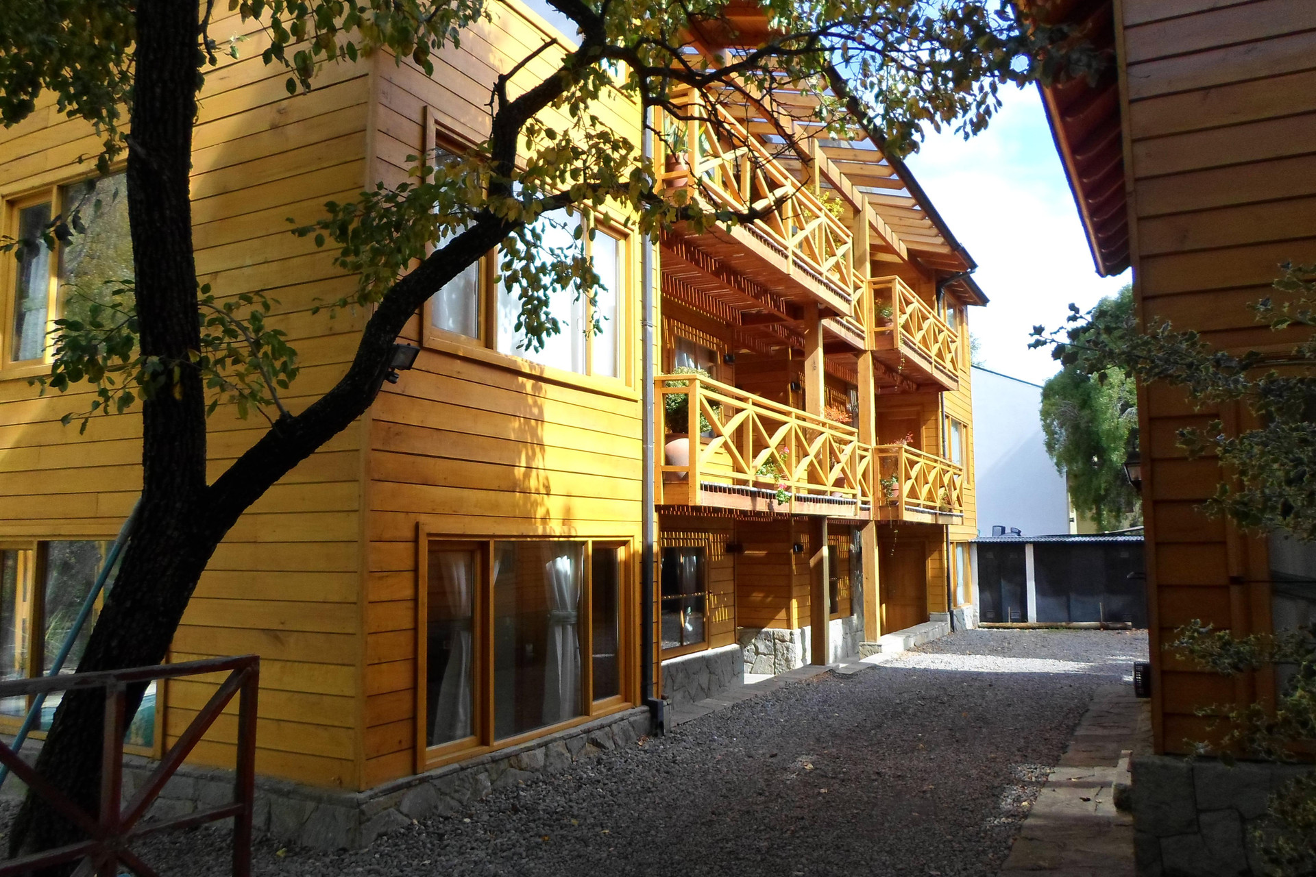 Vista Exterior Apart Hotel Robles del Sur