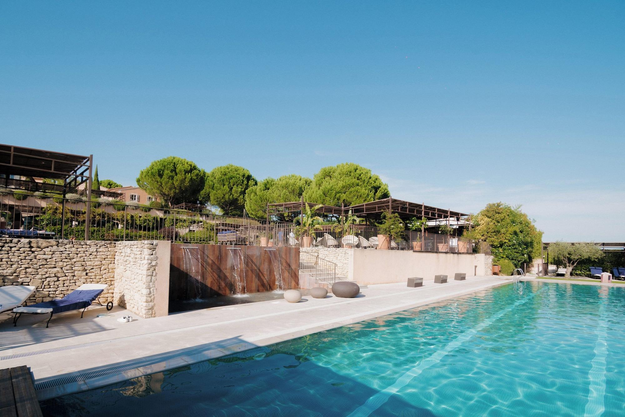 Vista Piscina Coquillade Provence - Relais & Chateaux