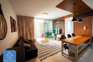 Alquiler Vacacional - Apartamento 2/4 de alto lujo con vista al mar en Barra