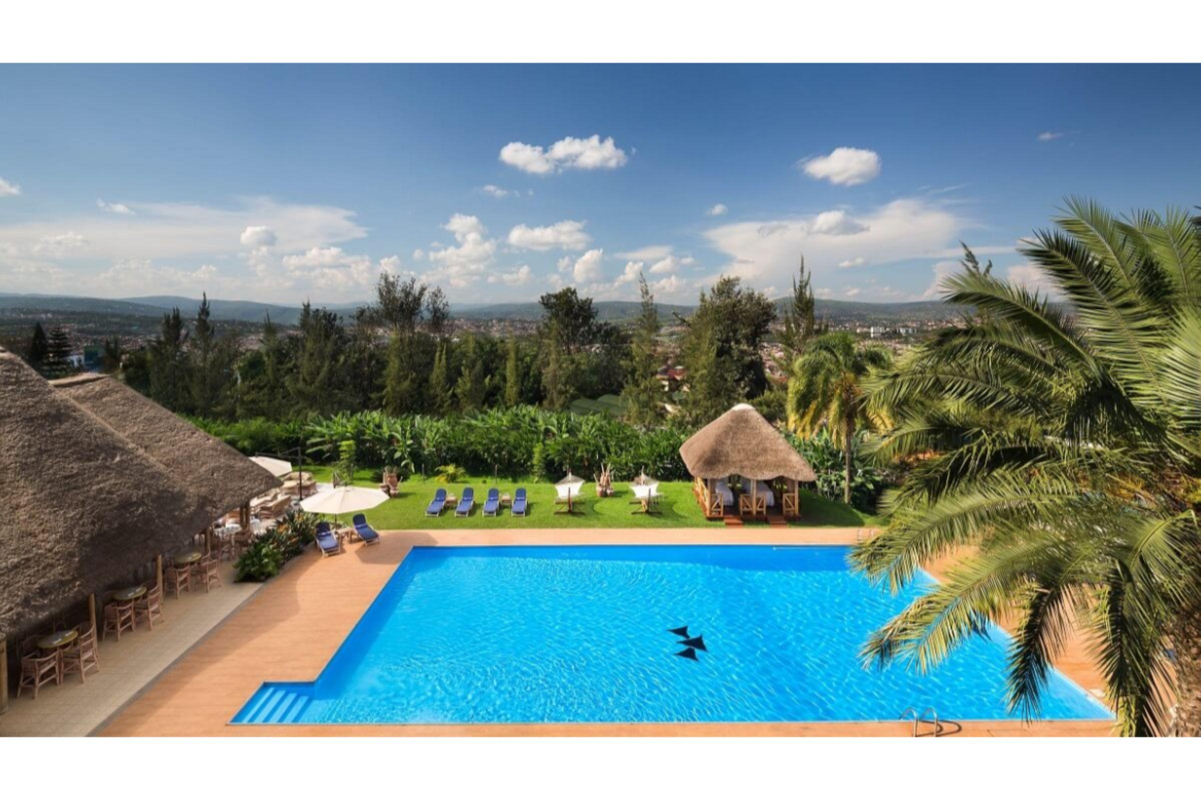 Vista Piscina Hôtel Des Mille Collines