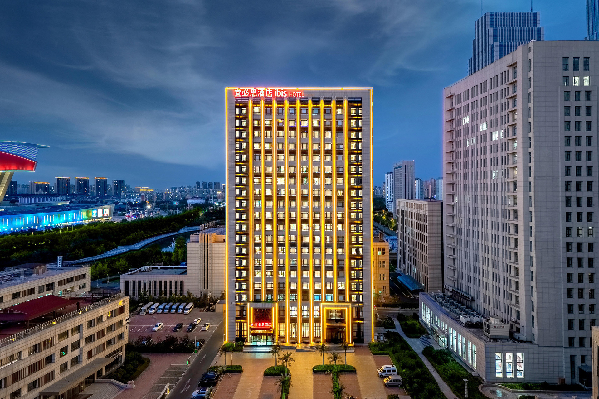 Vista Exterior Ibis Harbin Songbei Wanda City Hotel