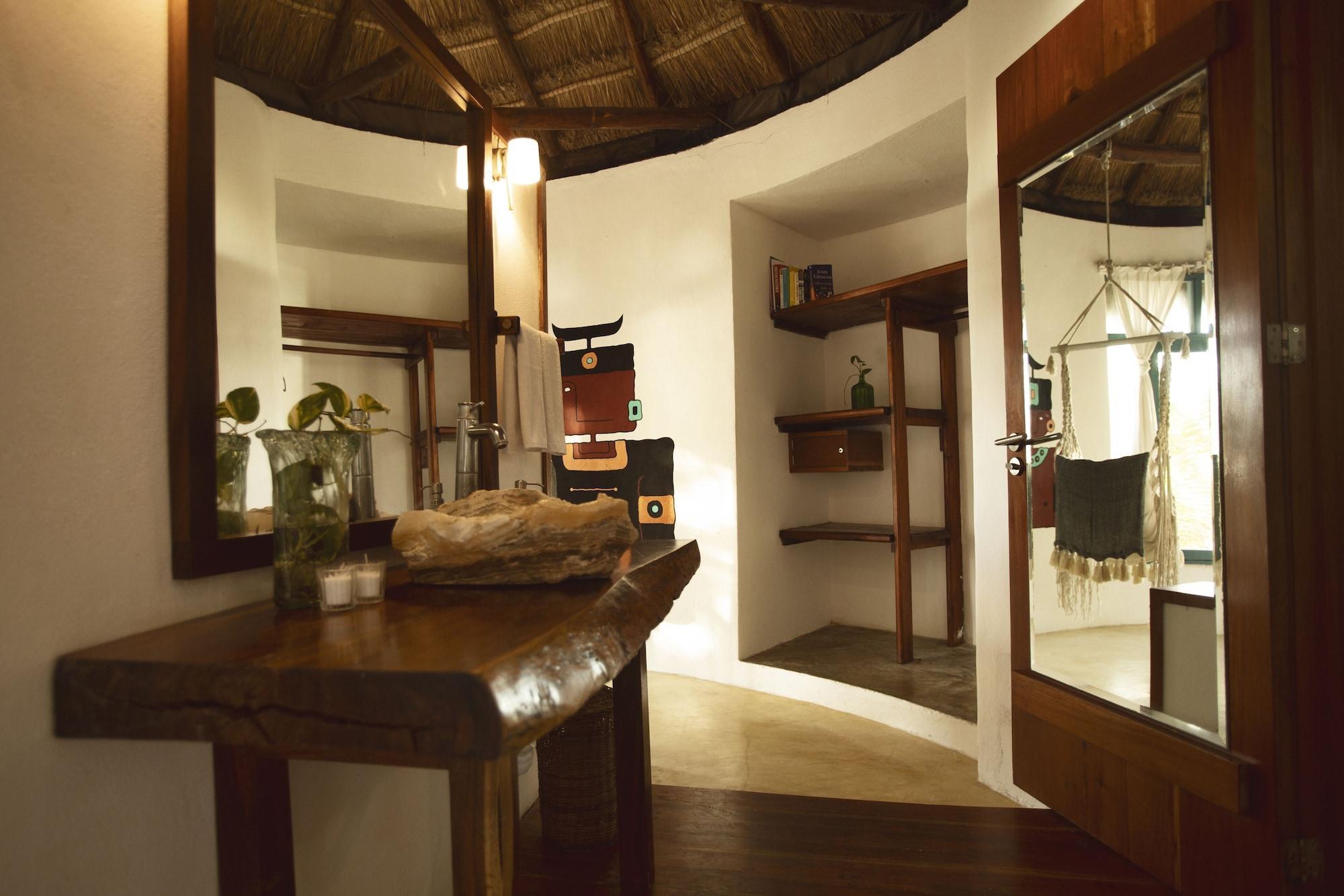 Vista Lobby Hotel Dos Ceibas Eco Retreat Tulum