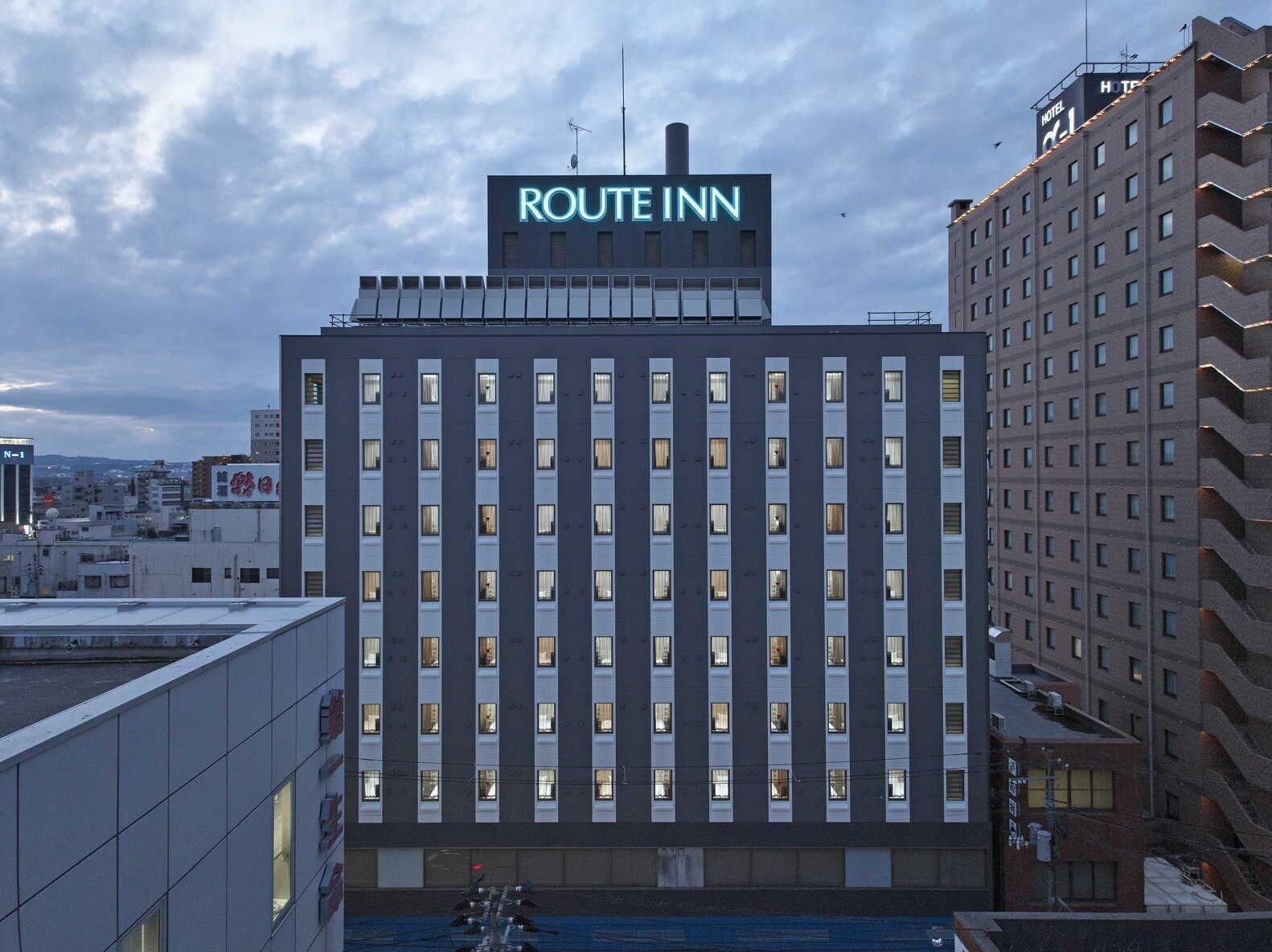 Vista Exterior Hotel Route Inn Nagaoka Ekimae