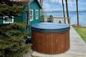 Alquiler Vacacional - Cozy Cabin With 165 Ft Beach and wood-fired hot tub! Center of FLX wine country!