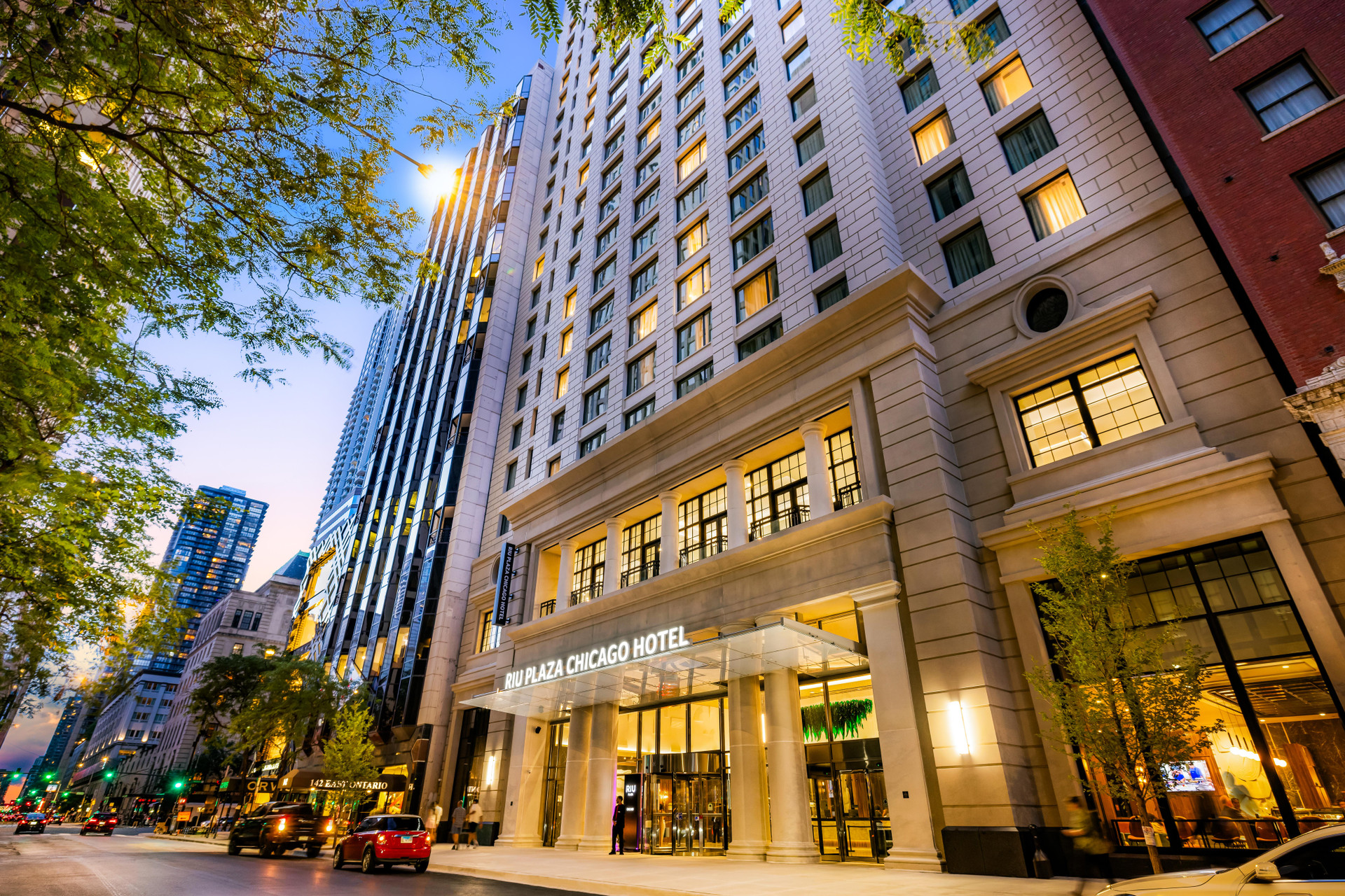 Vista Exterior Hotel Riu Plaza Chicago