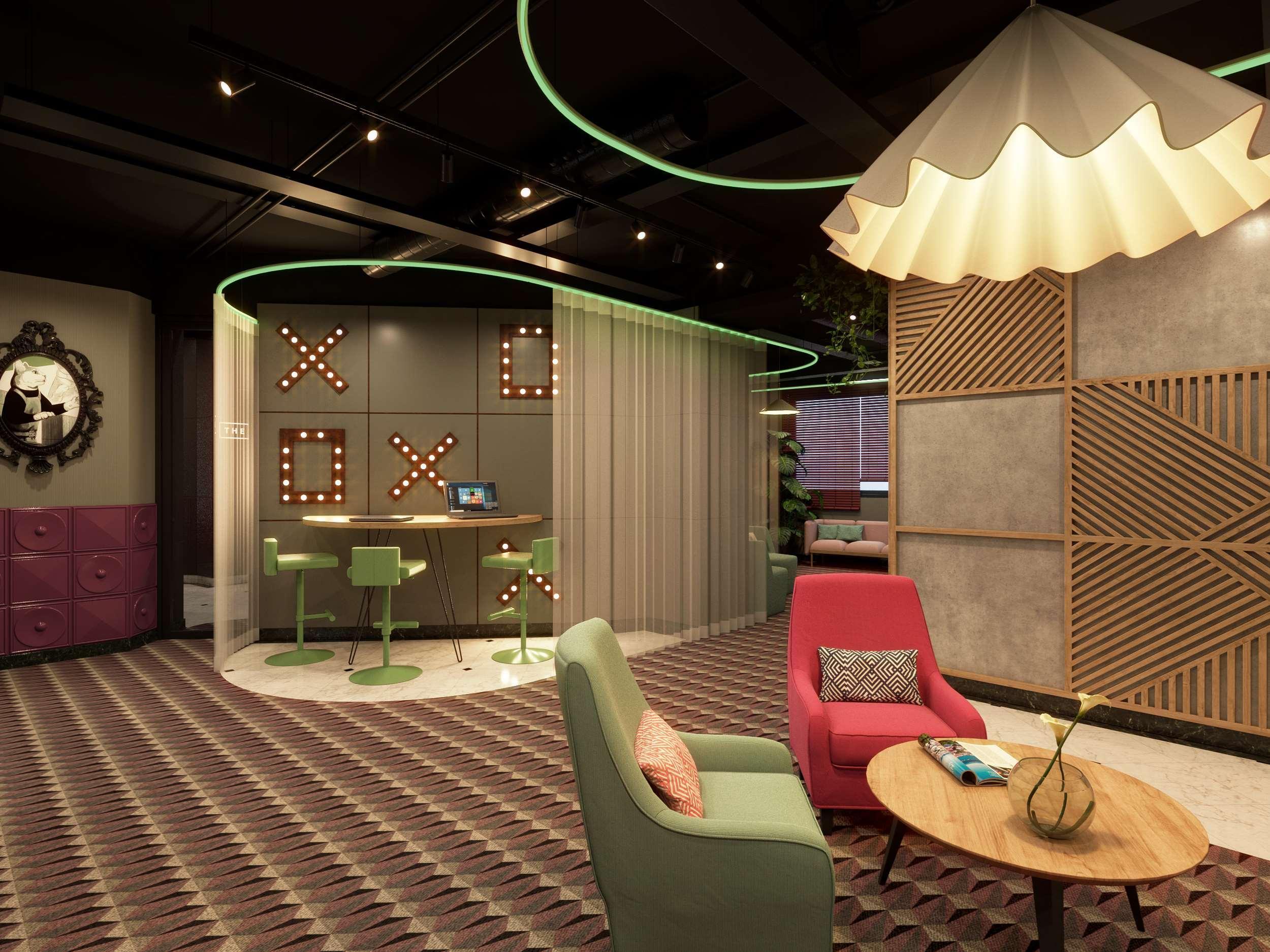 Vista Lobby Avani Alonso Martinez Madrid Hotel