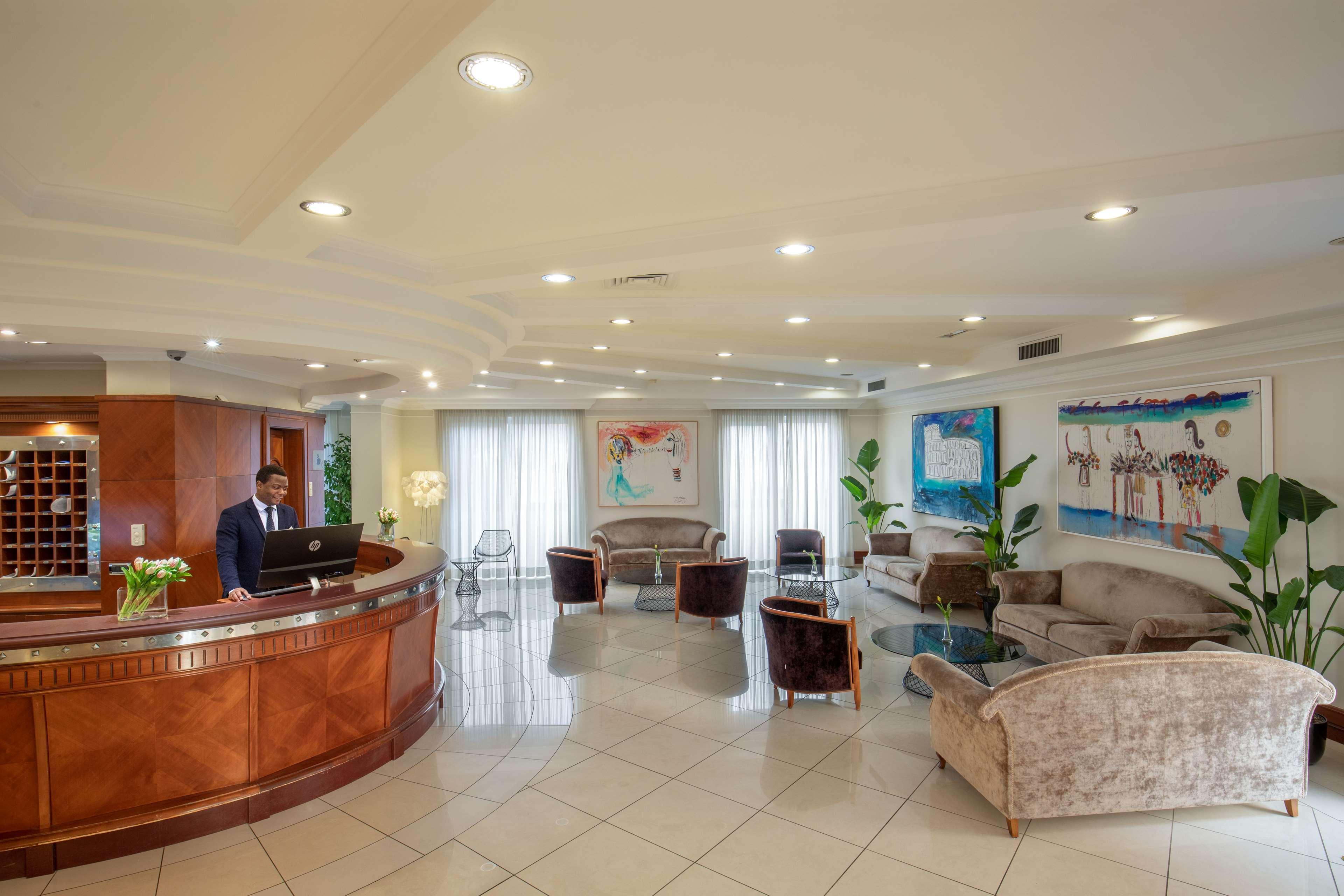 Vista Lobby Best Western Hotel Viterbo