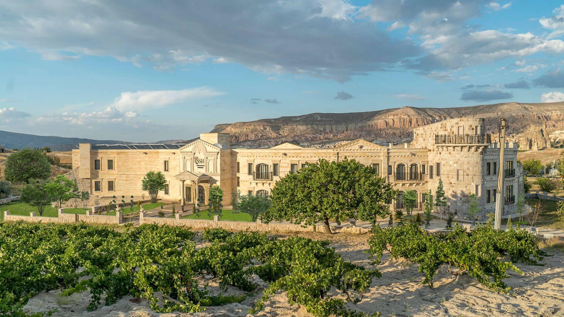 Vista Exterior Sobek Stone House Cappadocia