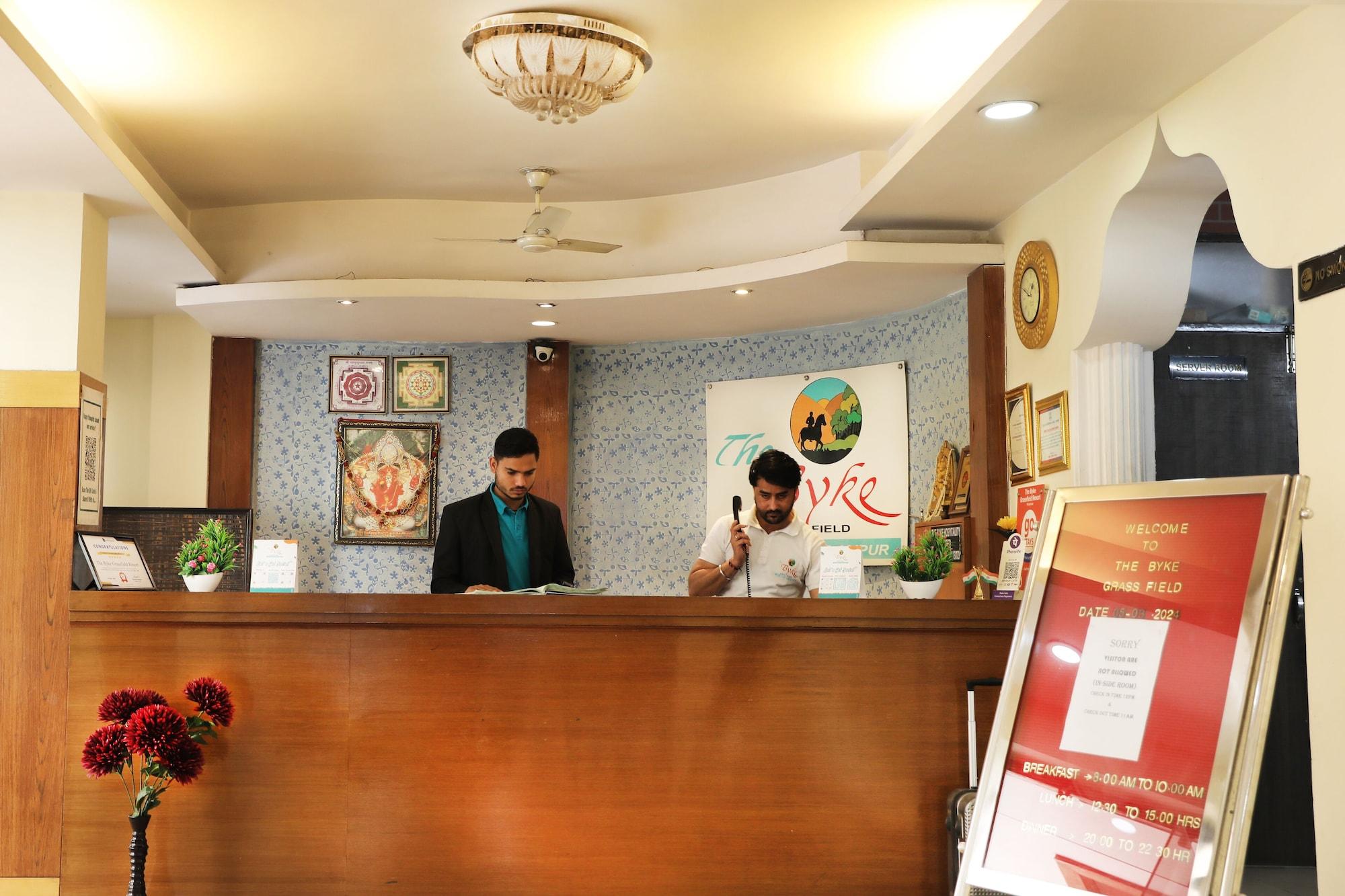 Vista Lobby The Byke Grassfield Resort With Outdoor Pool, Shyam Nagar