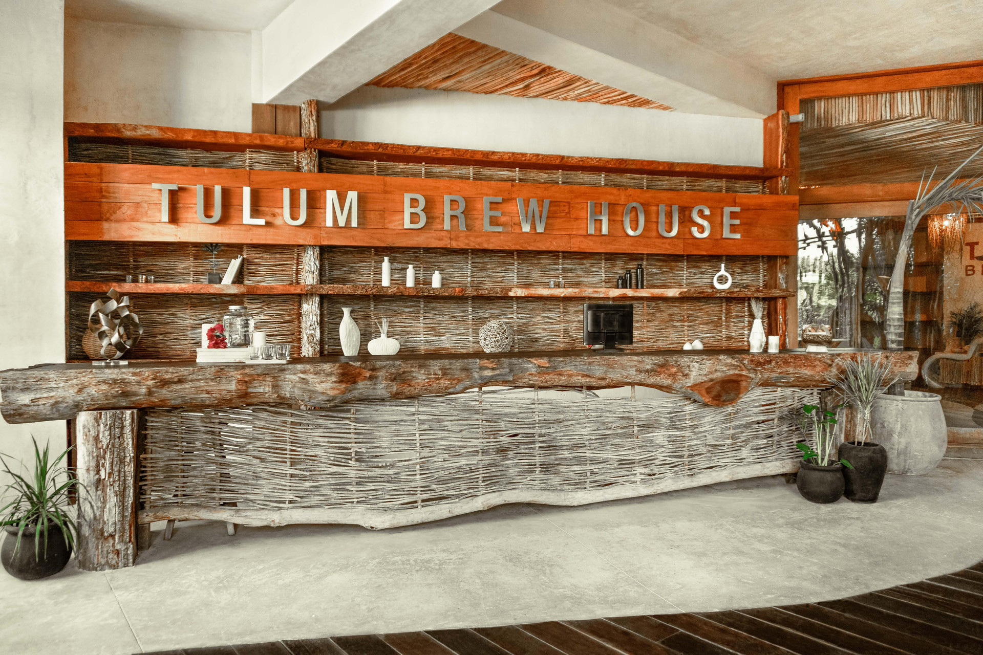 Vista Lobby Cervecería Tulum Boutique Hotel & Beer Spa
