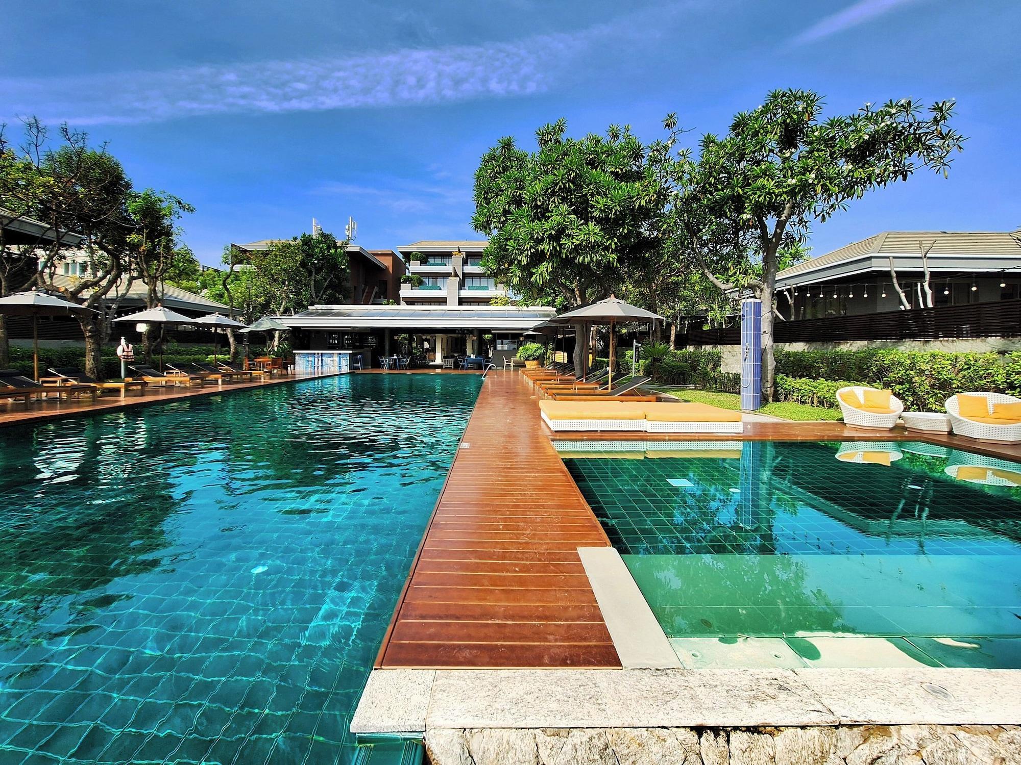 Vista Piscina Rest Detail Hotel Hua Hin