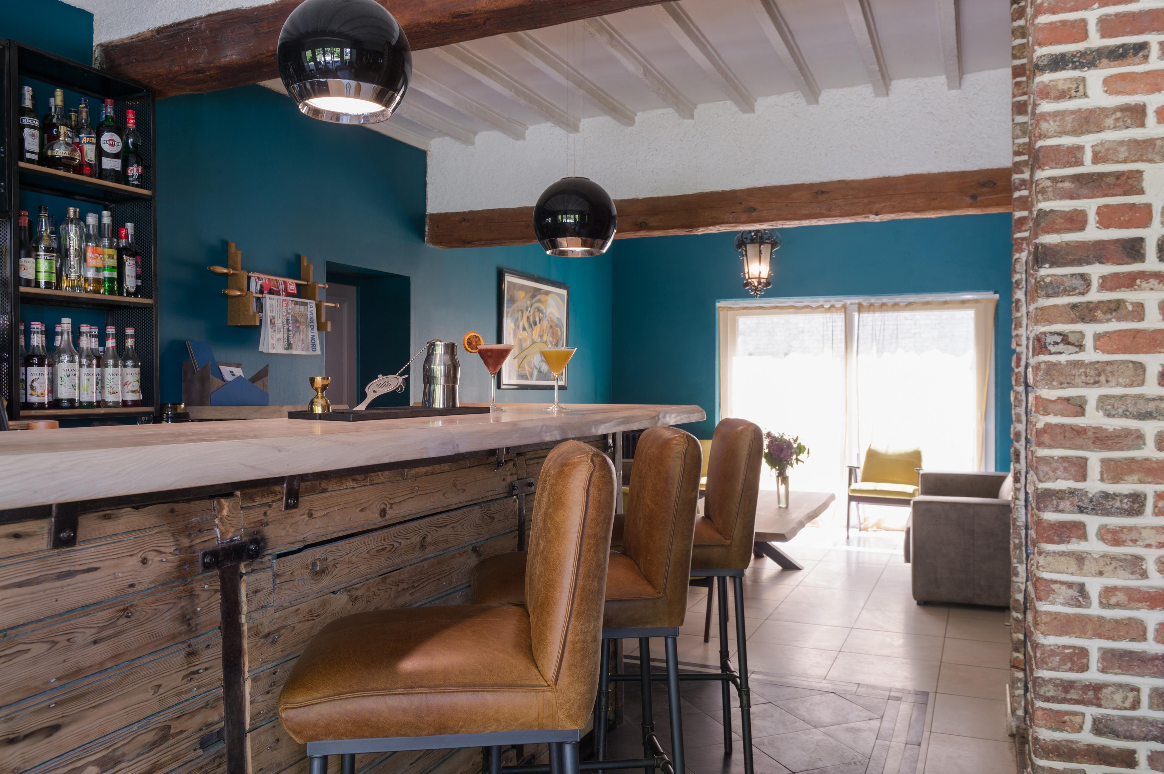 Bar/Salón La Ferme Blanche, The Originals Relais
