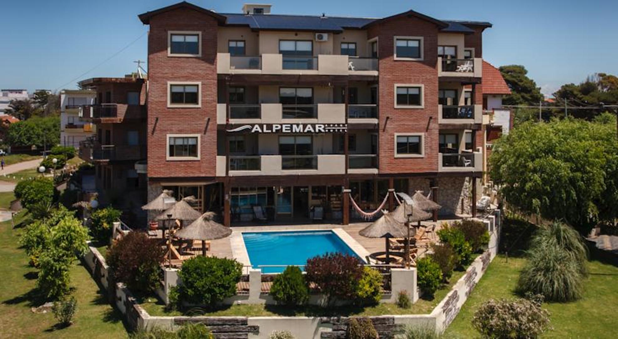 Vista Exterior Alpemar Apart Hotel & Spa Villa Gesell