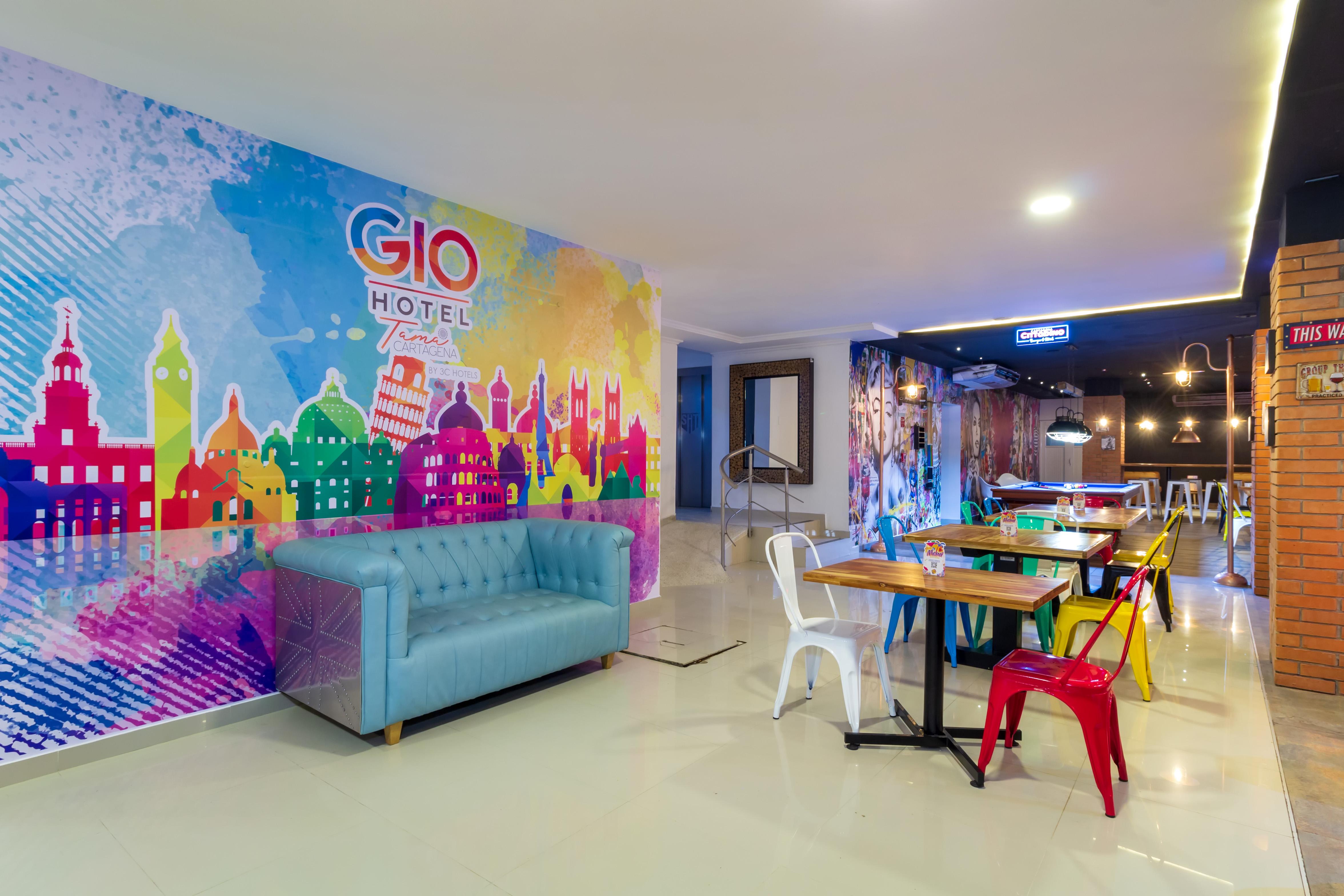 Vista Lobby GIO Hotel Tama Cartagena