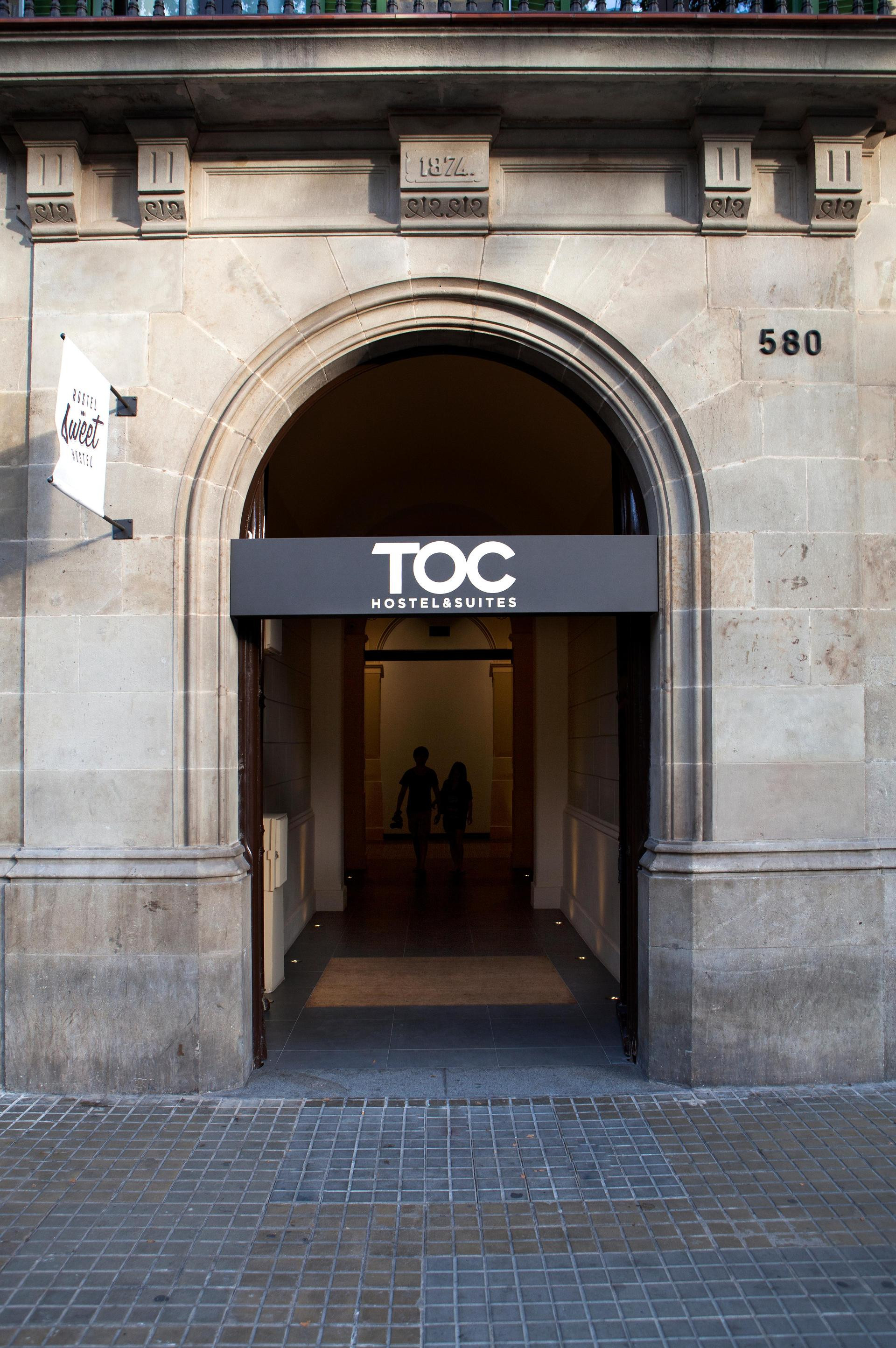 Vista Exterior TOC Hostel Barcelona