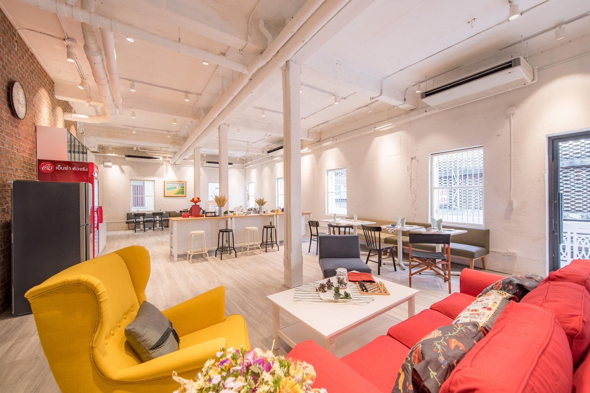 Sala de Reuniones Nornyaowarat Hostel