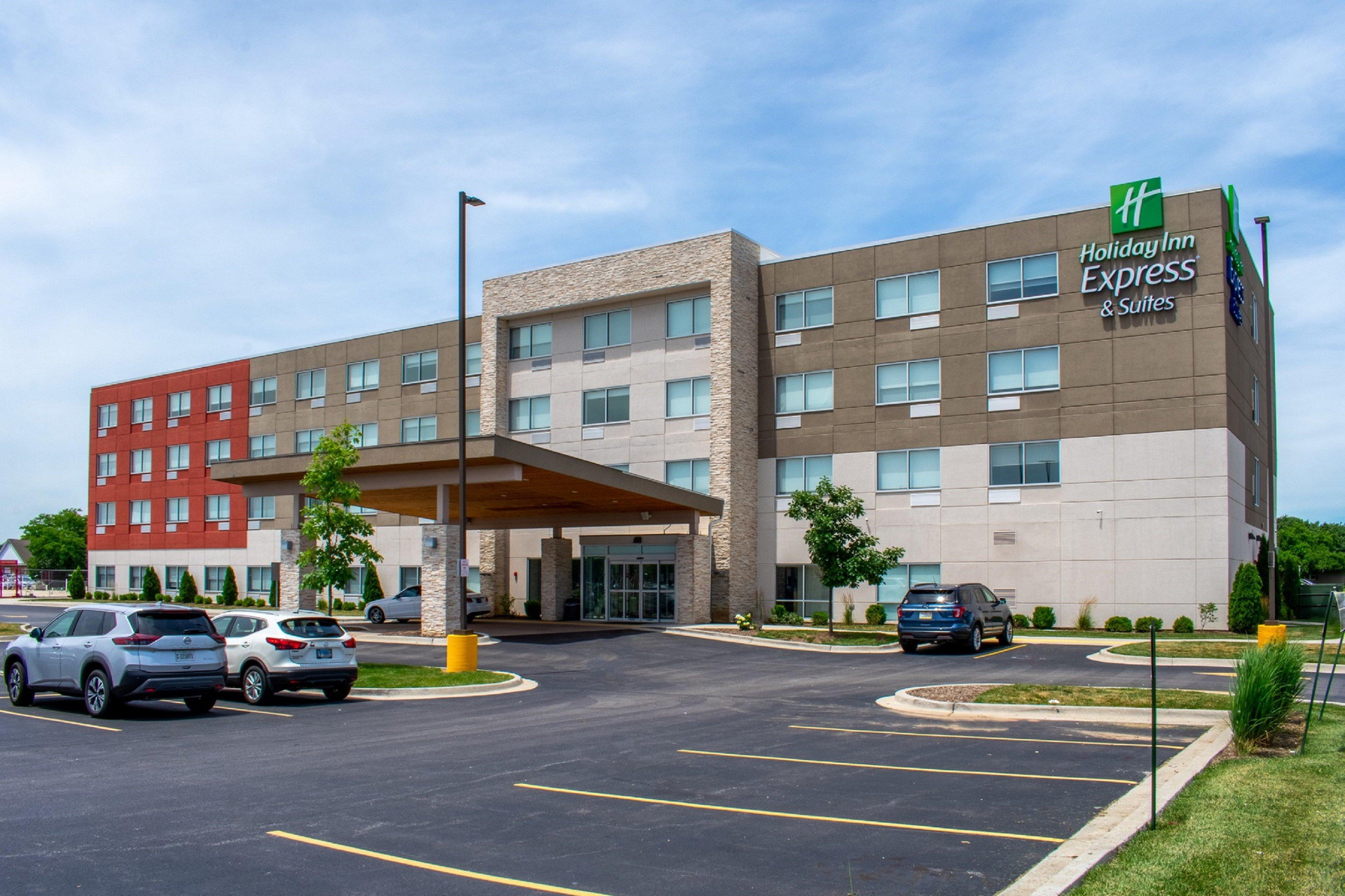 Vista Exterior Holiday Inn Express & Suites Yorkville by IHG