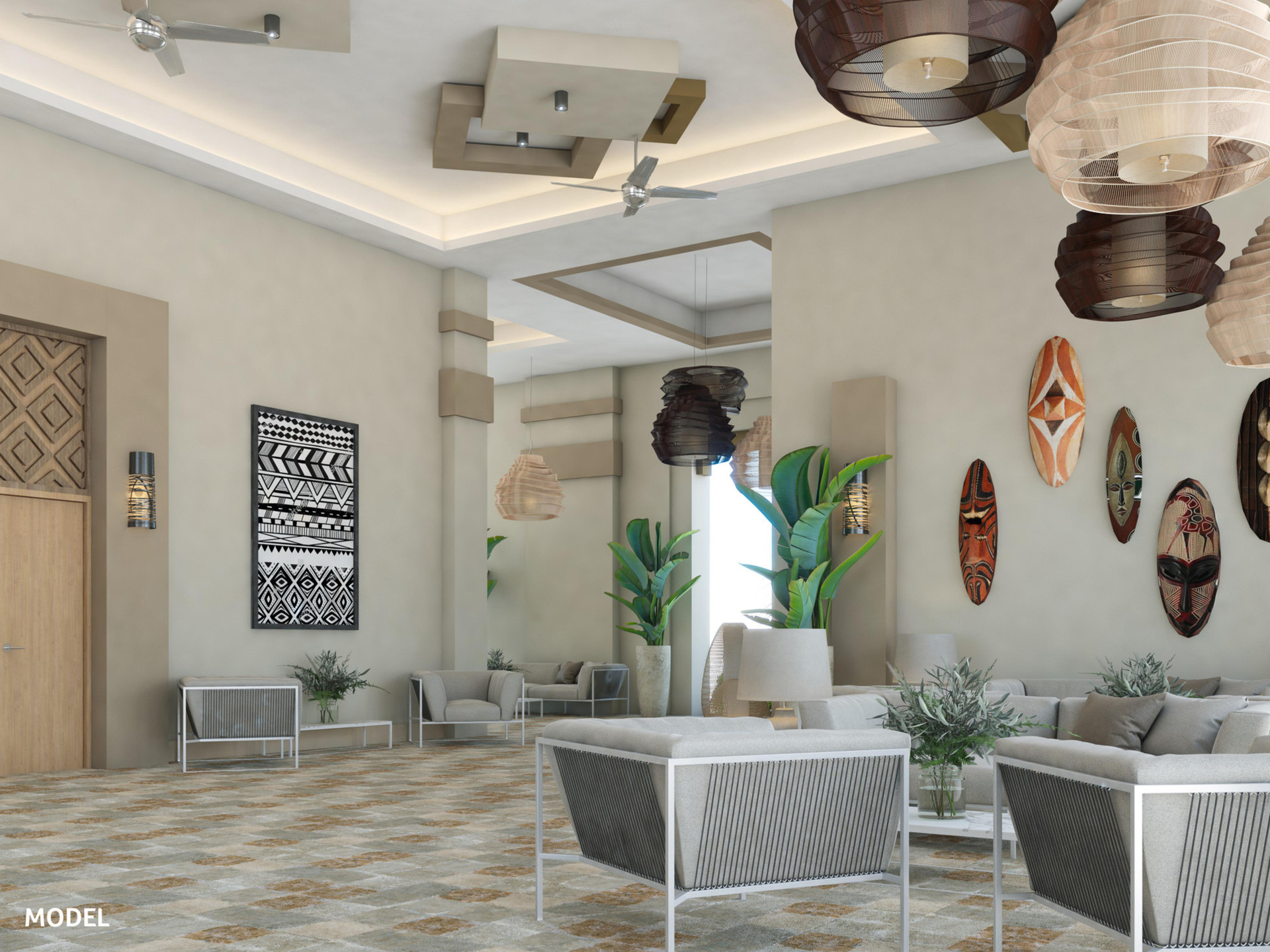 Vista Lobby Riu Baobab - All Inclusive