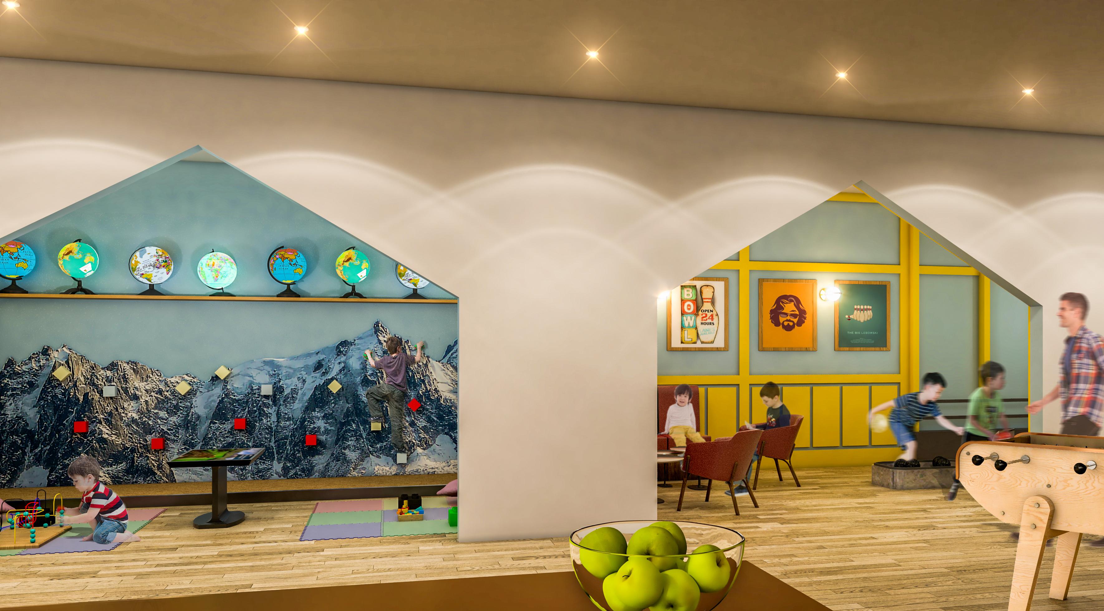 Vista Lobby Plan B Hotel - Living Chamonix