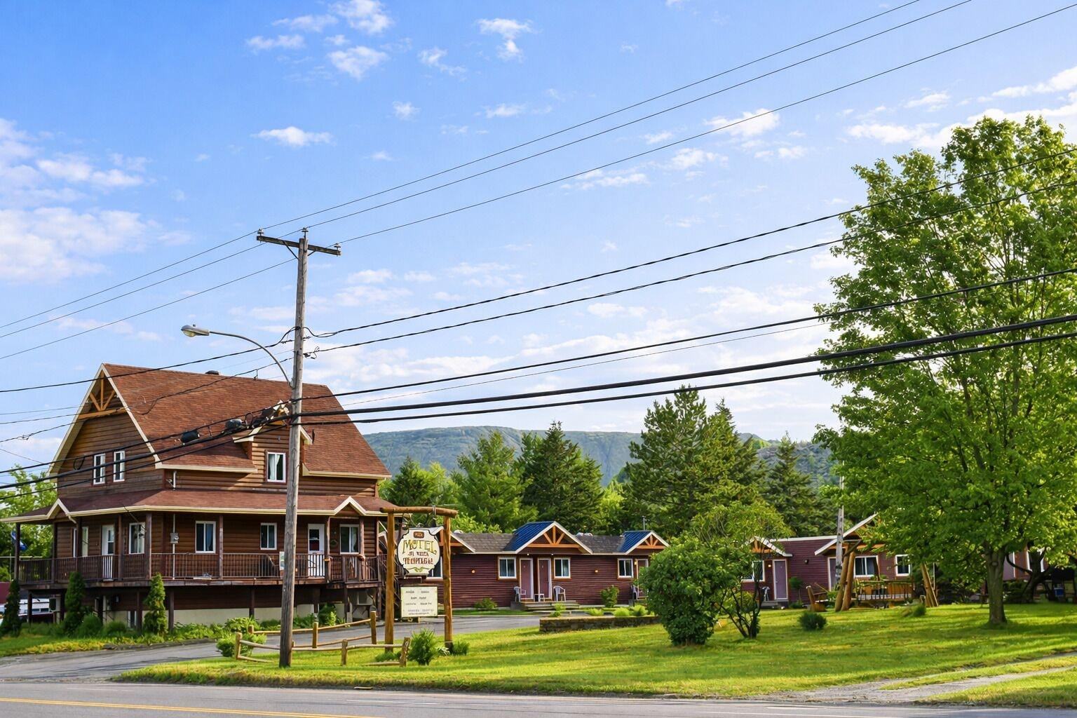 Vista Exterior Motel Au Vieux Frontenac