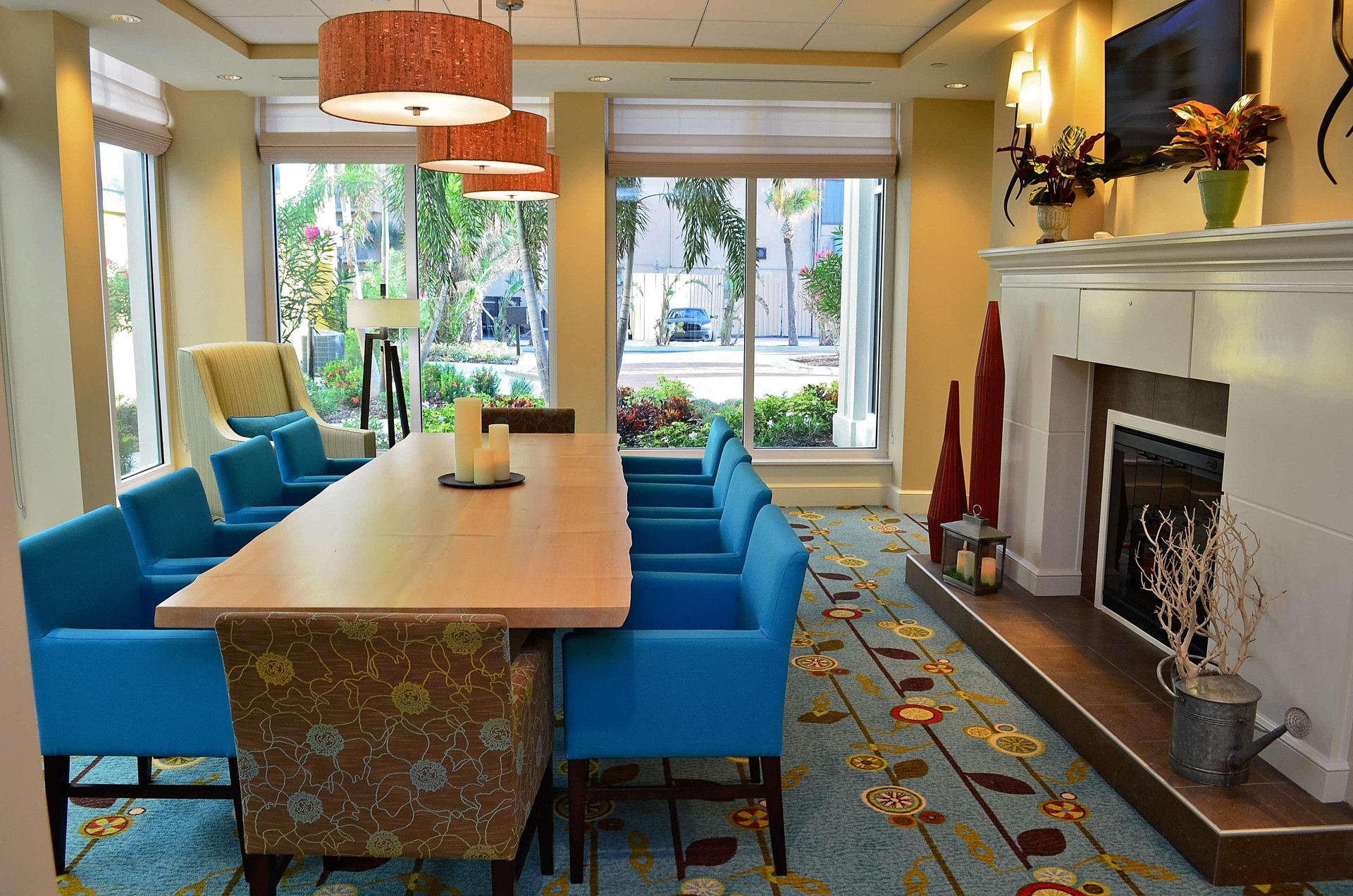 Vista Lobby Hilton Garden Inn Daytona Beach Oceanfront