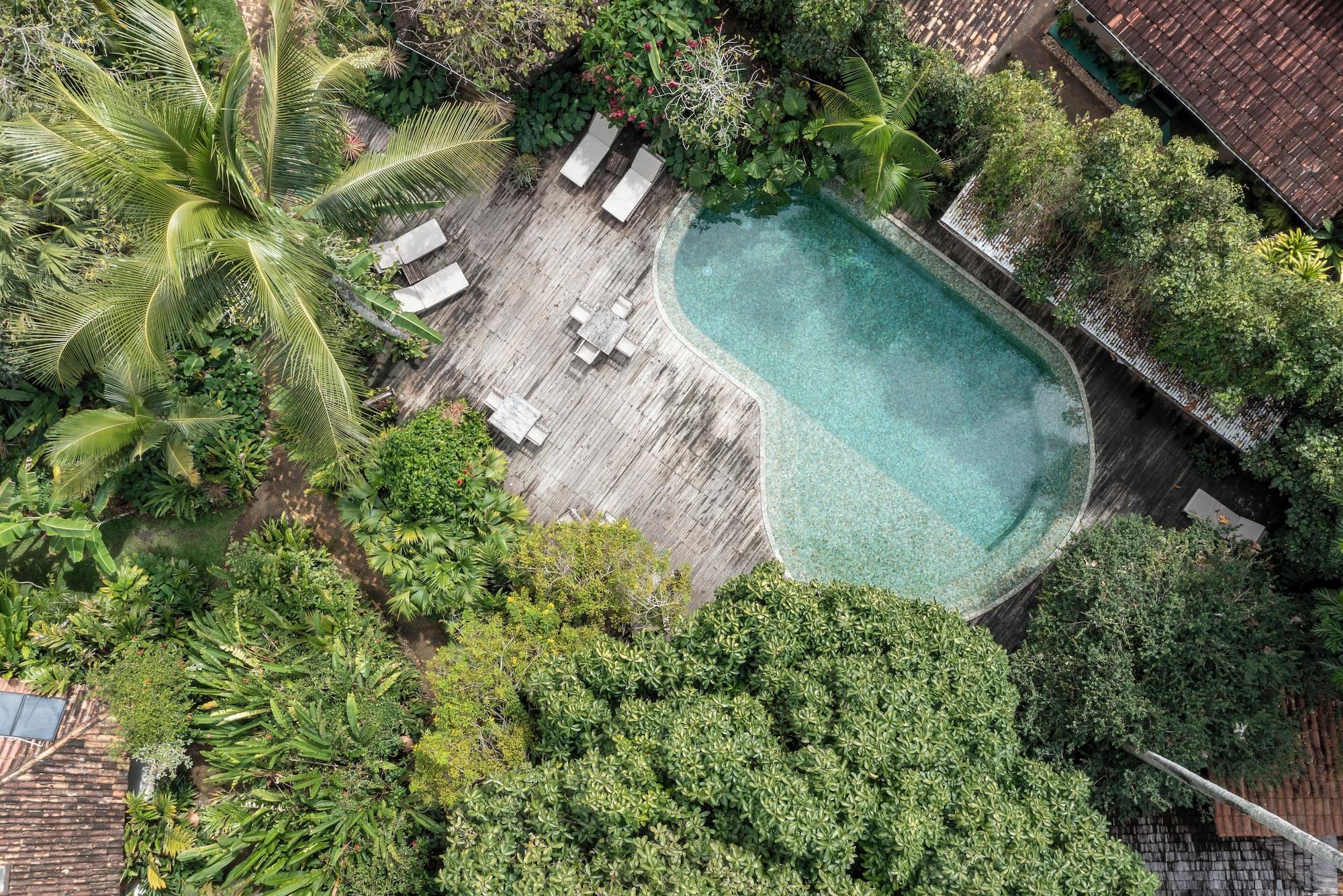 Vista Piscina Pousada Capim Santo Trancoso