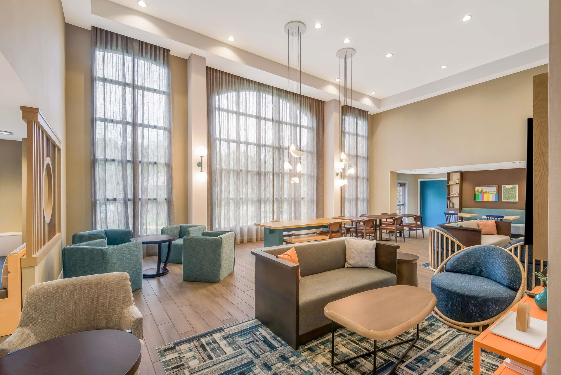 Vista Lobby Sonesta ES Suites Andover Boston