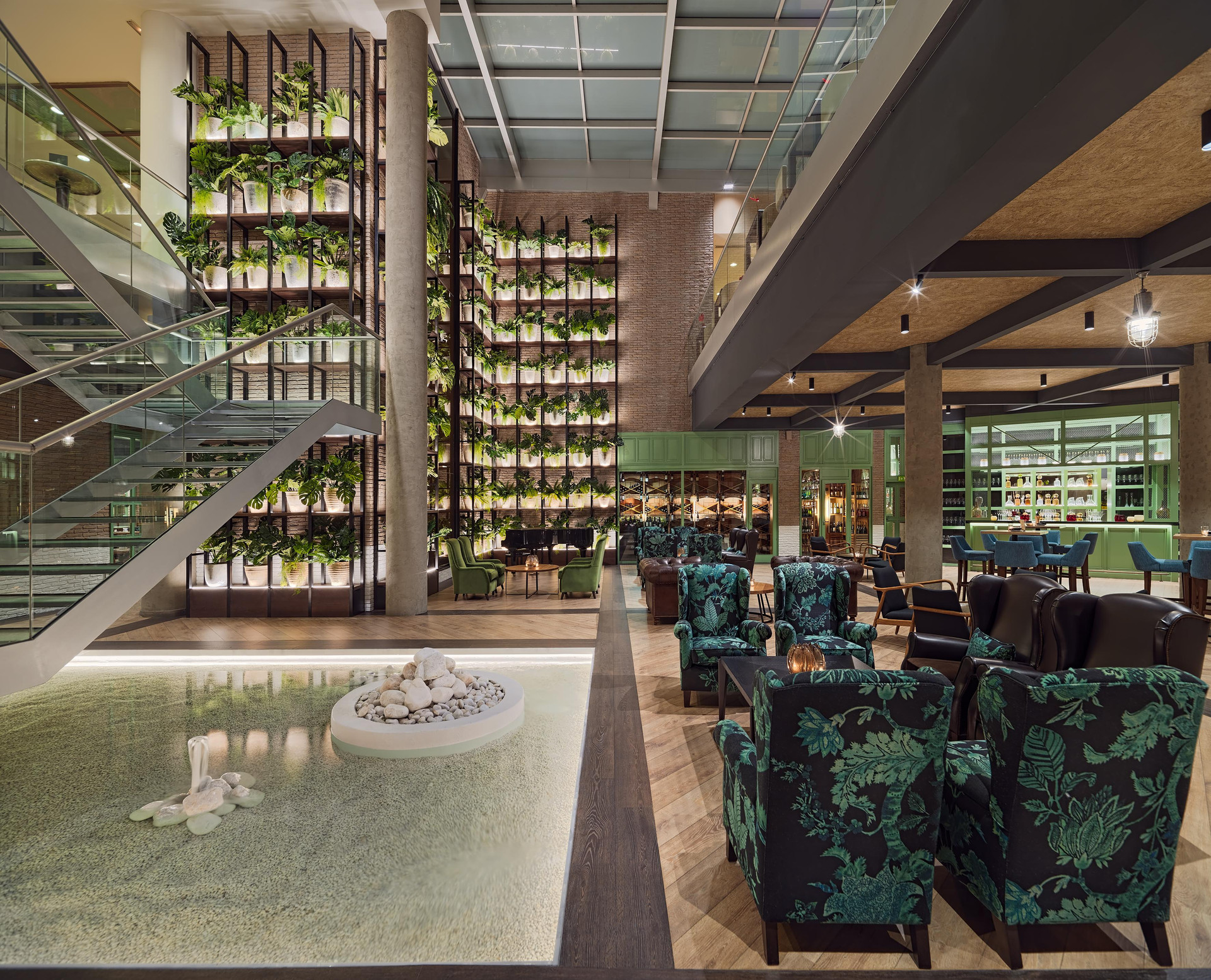 Vista Lobby H10 Marina Barcelona