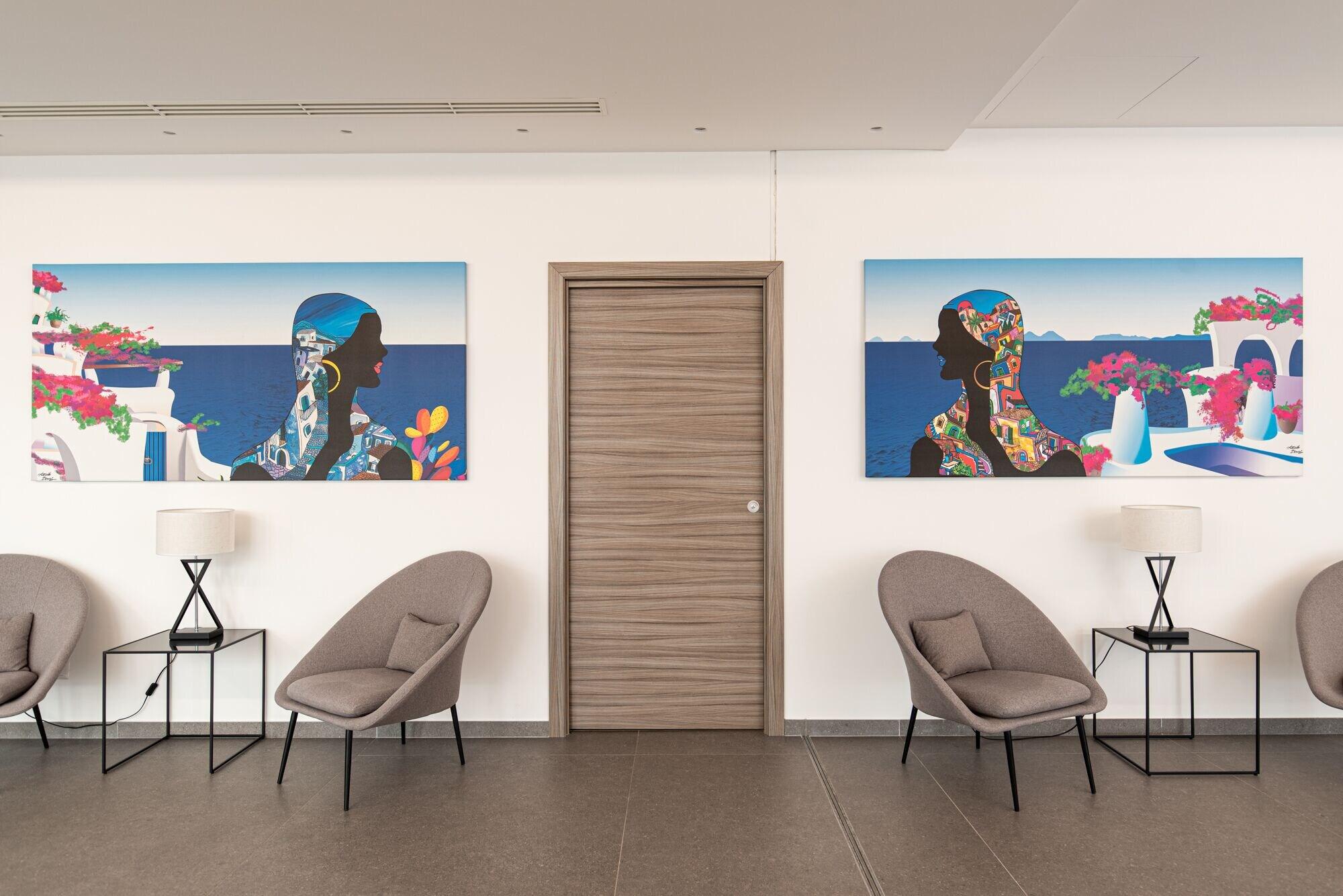 Vista Lobby Sestante Marina Motel