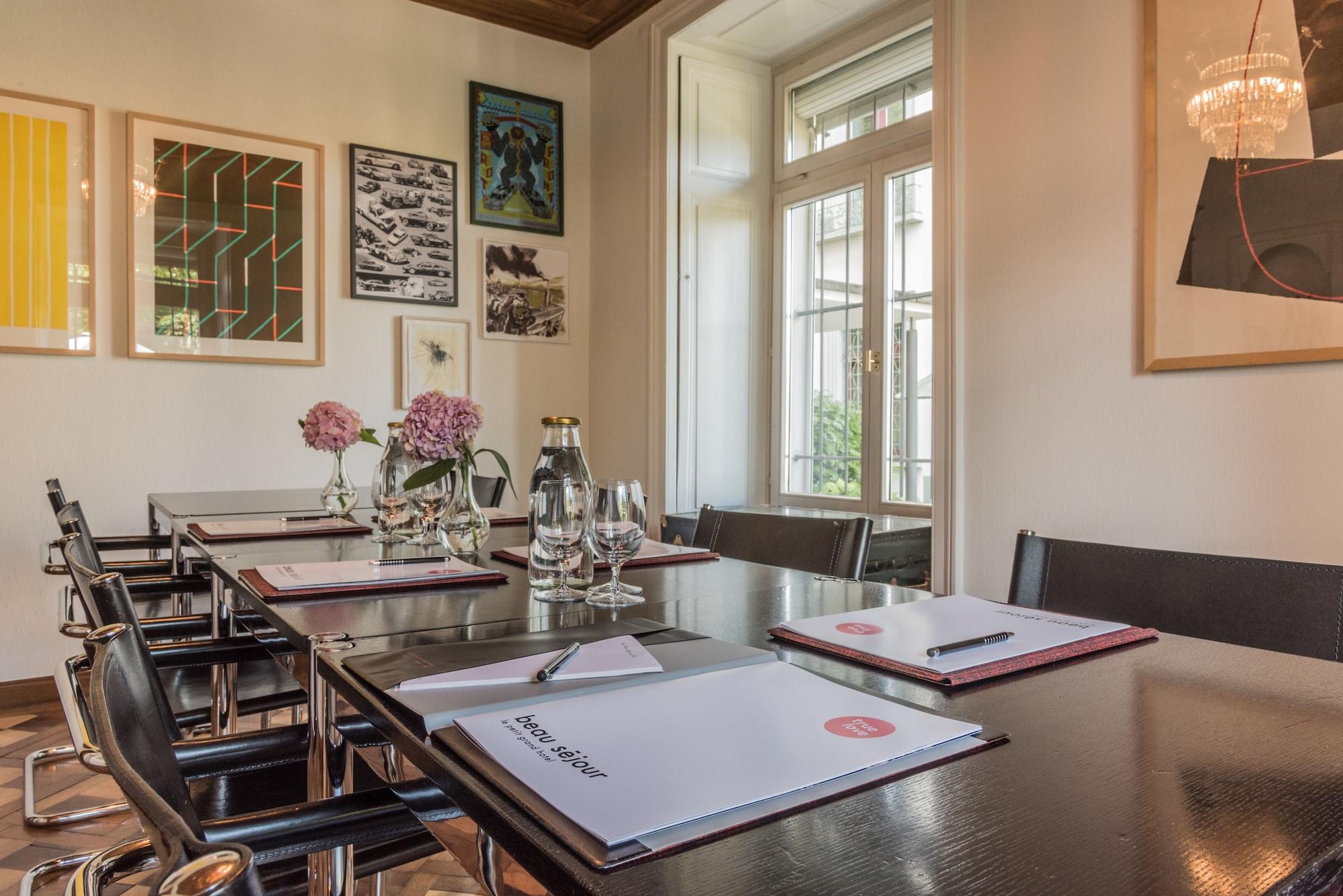 Sala de Reuniones Hotel Beau Séjour Lucerne
