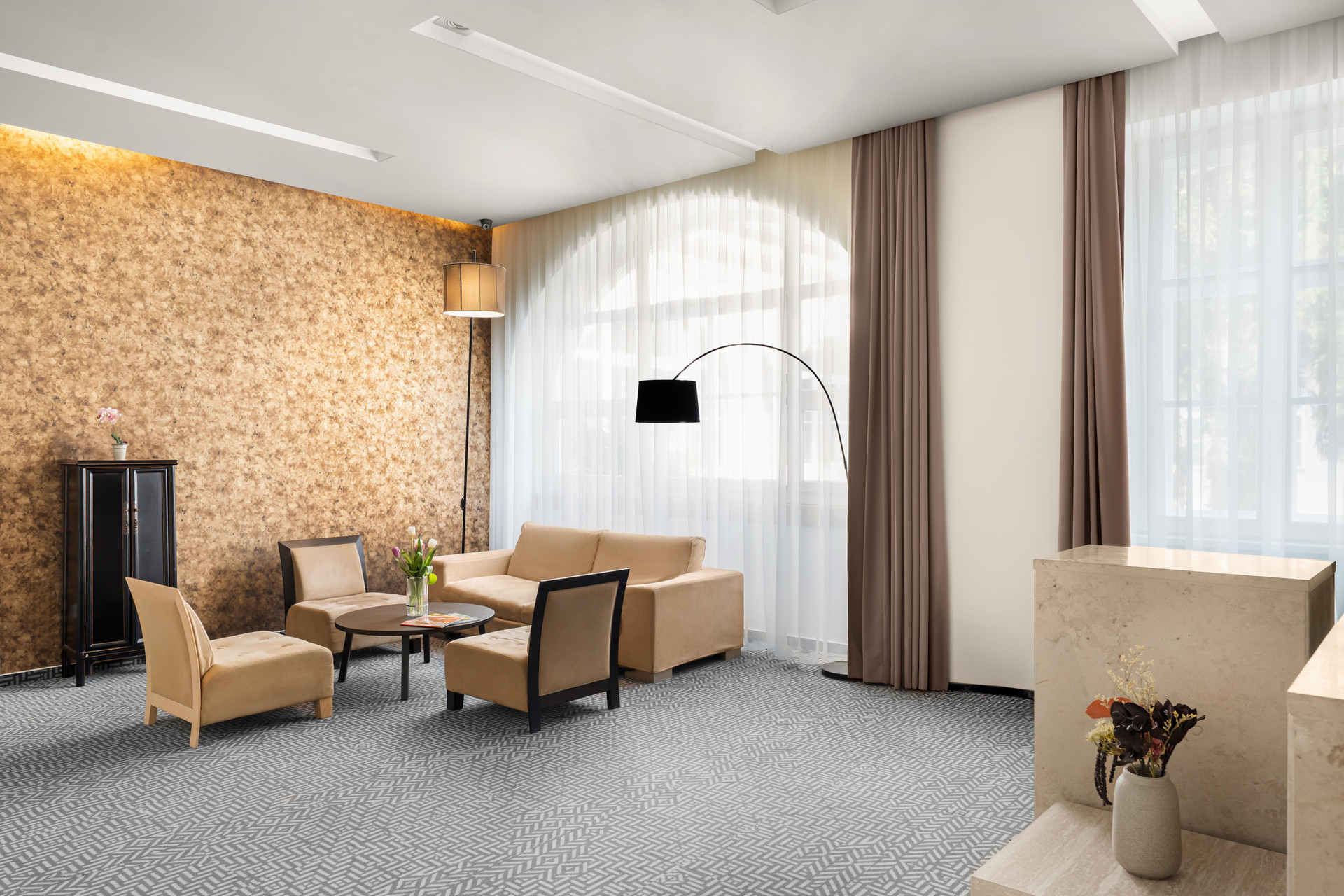 Vista Lobby Buda Castle Hotel