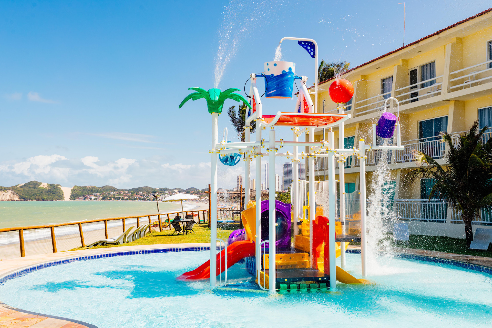 Vista Piscina El Aram Natal Mar Hotel