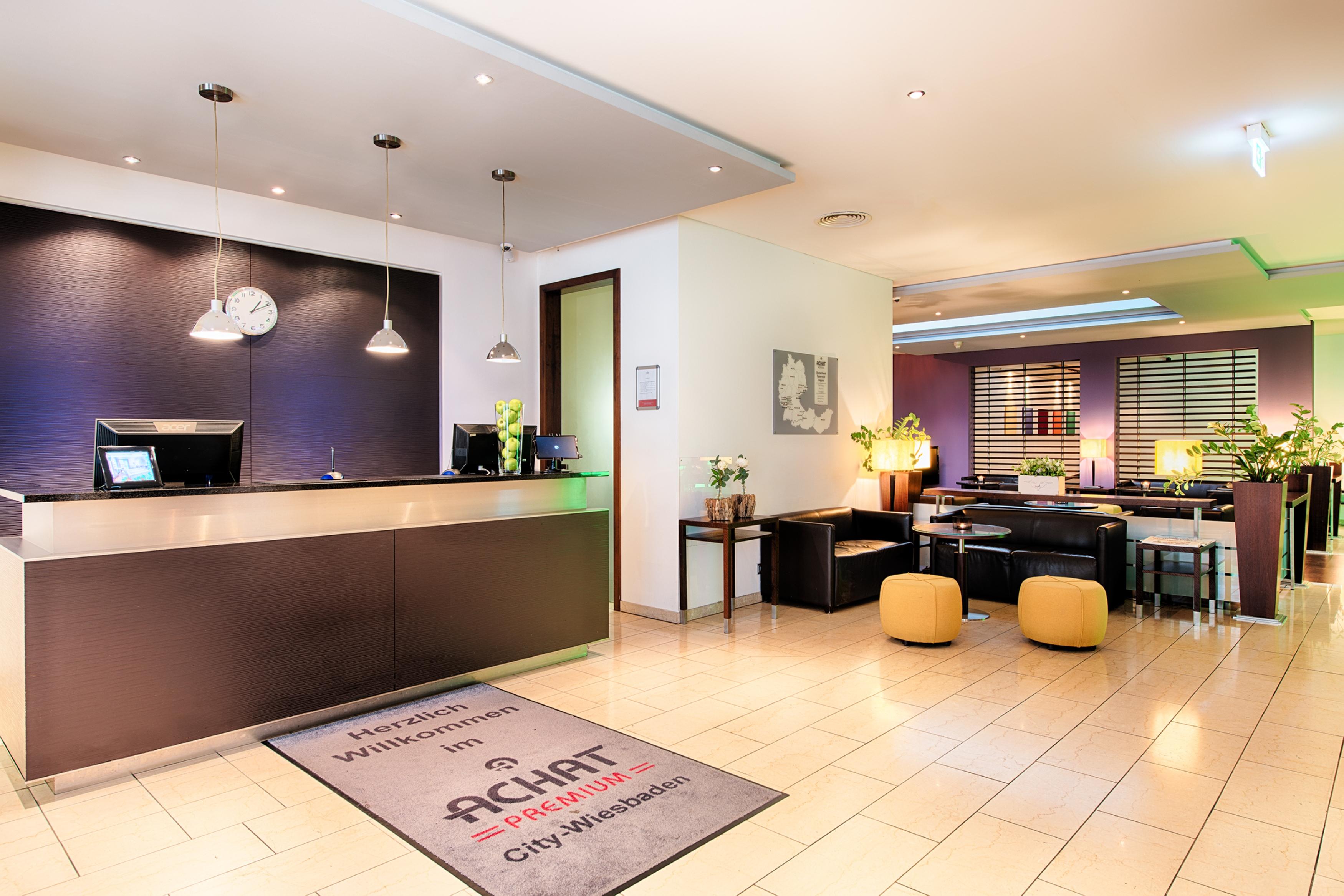 Vista Lobby ACHAT Hotel Wiesbaden City