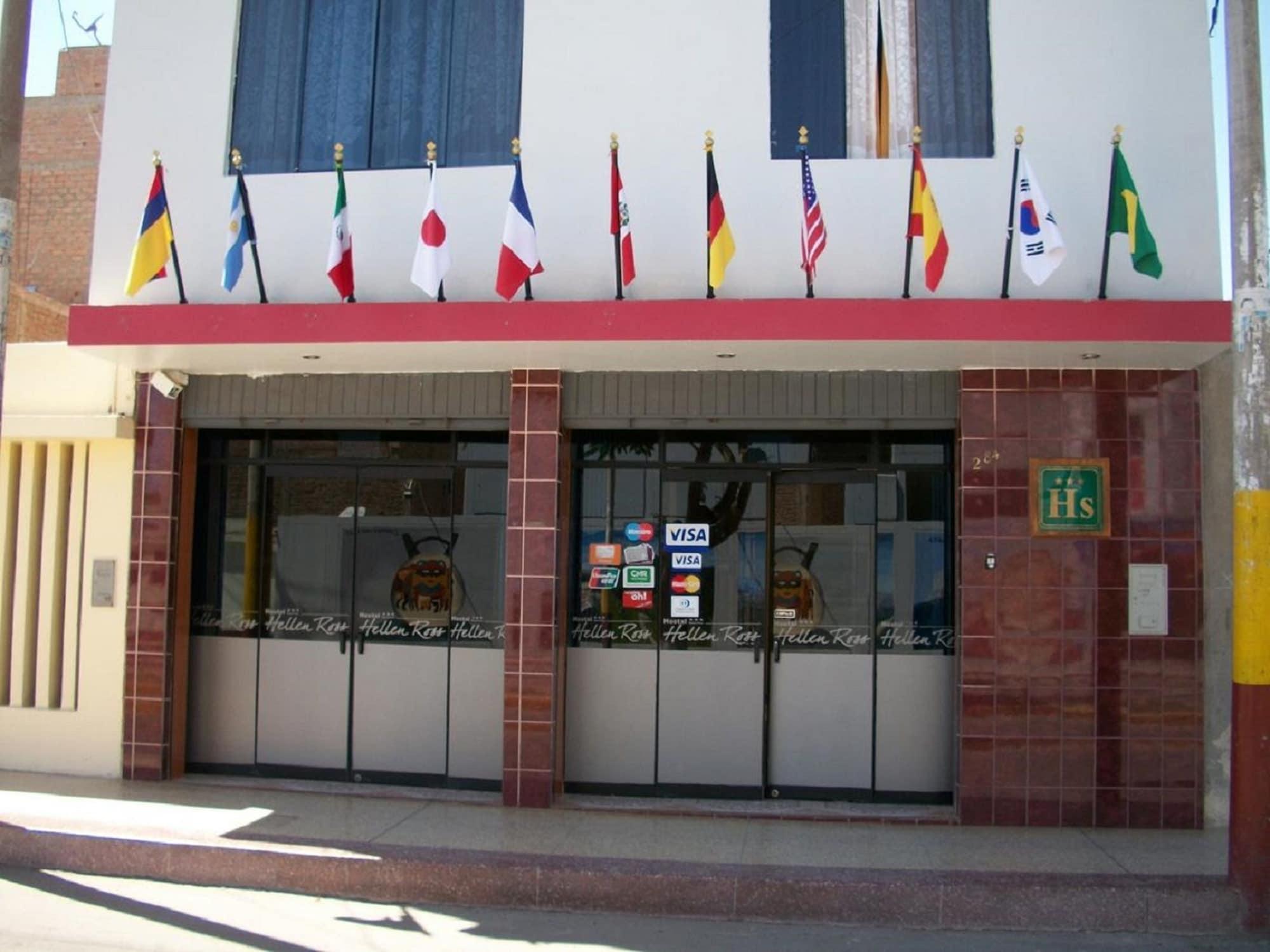 Vista Exterior Hostal Hellen Ross