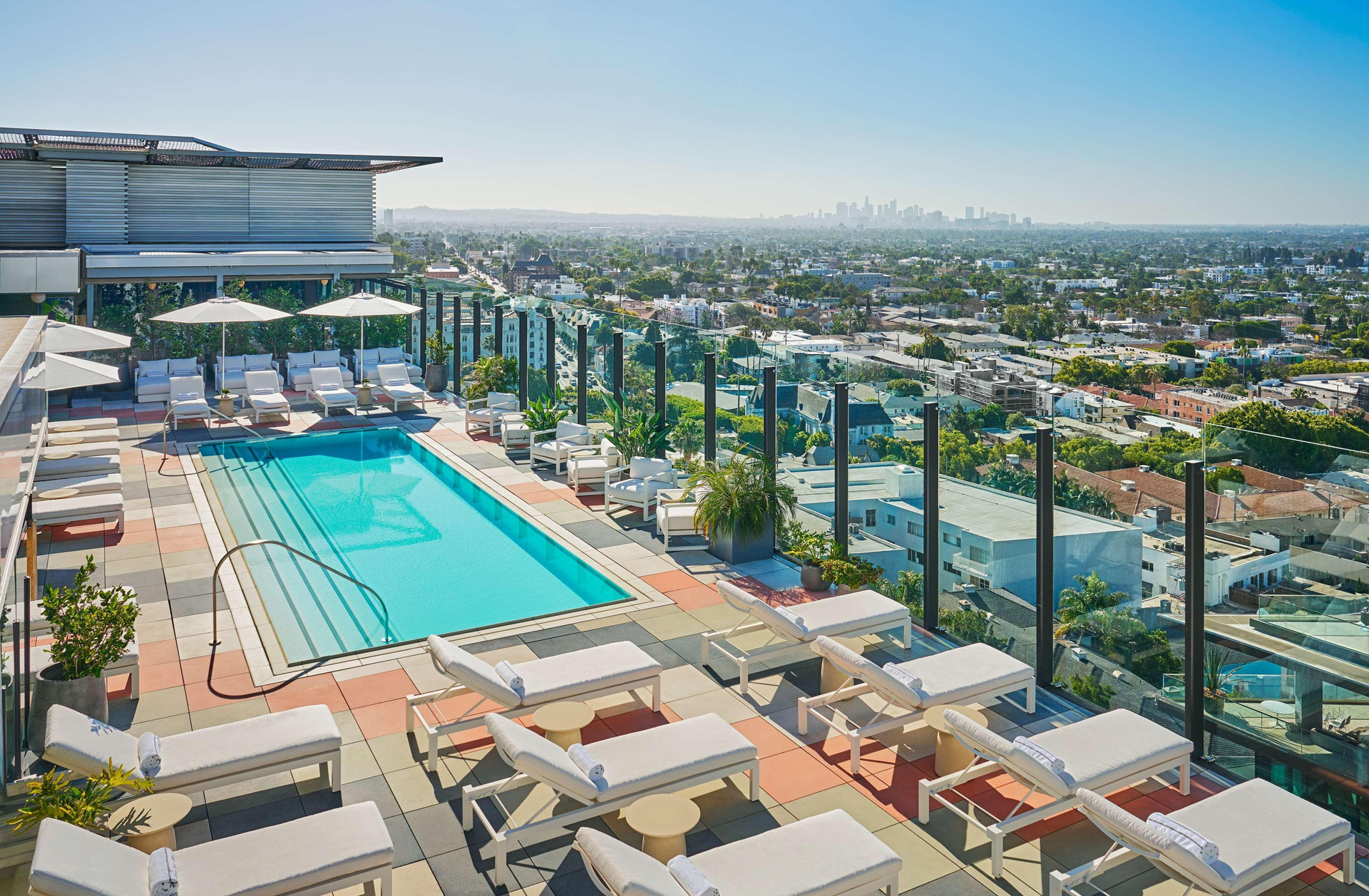 Vista Piscina The Sun Rose West Hollywood